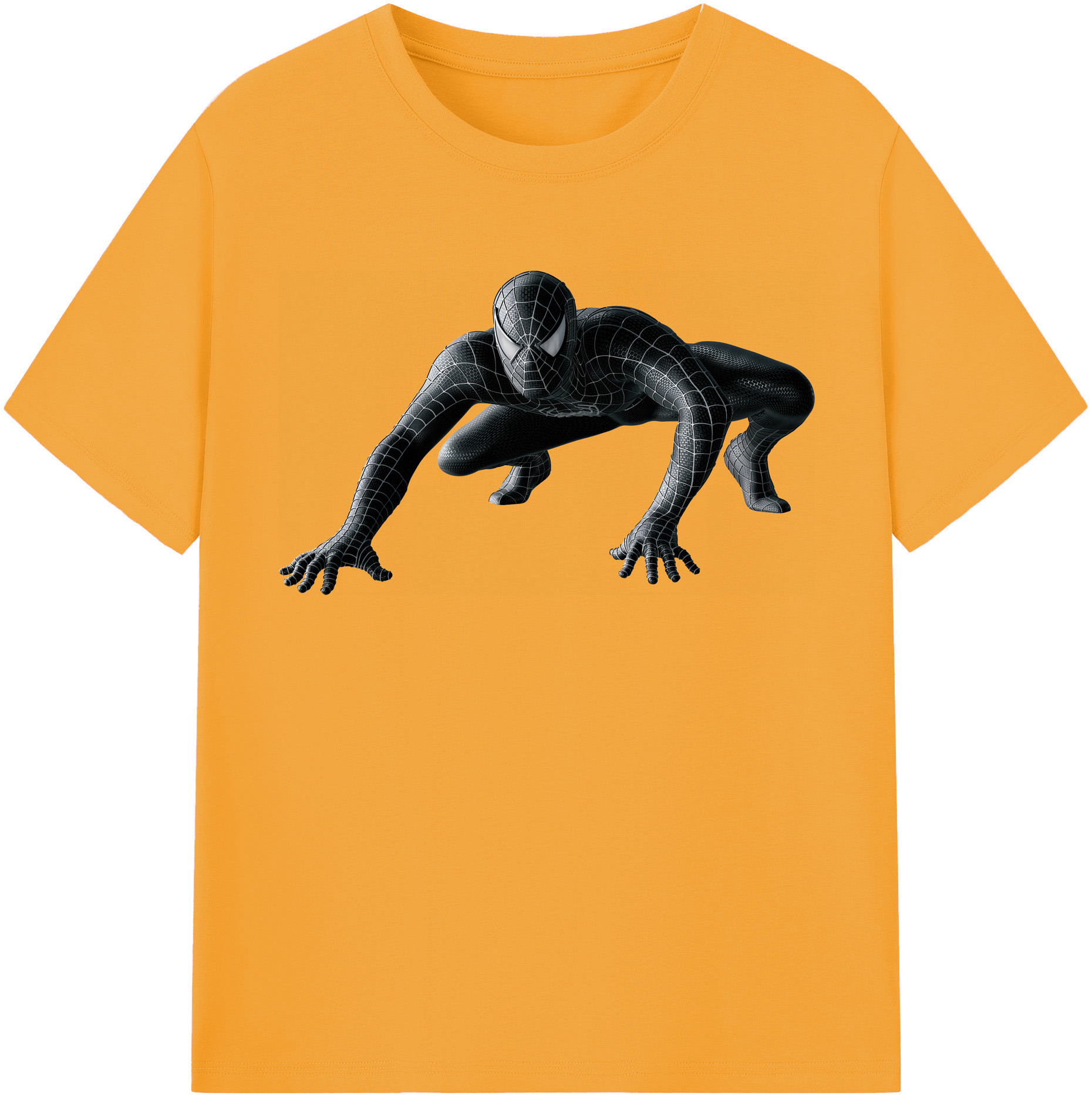 （画像用） Spider Man スパイダーマン レディースカジュアルプリントTシャツ（綿100％）