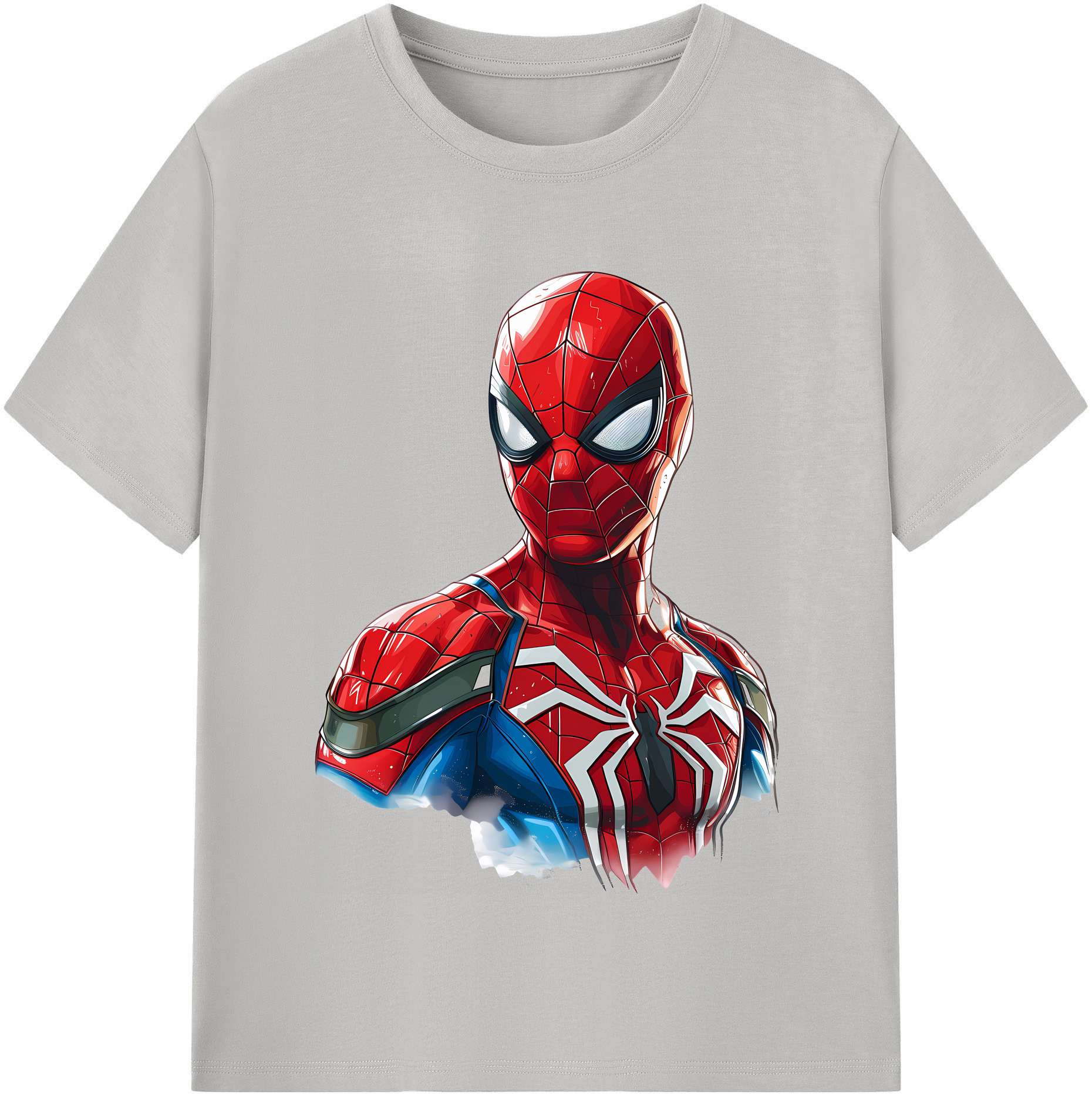 （画像用） Spider Man スパイダーマン レディースカジュアルプリントTシャツ（綿100％）