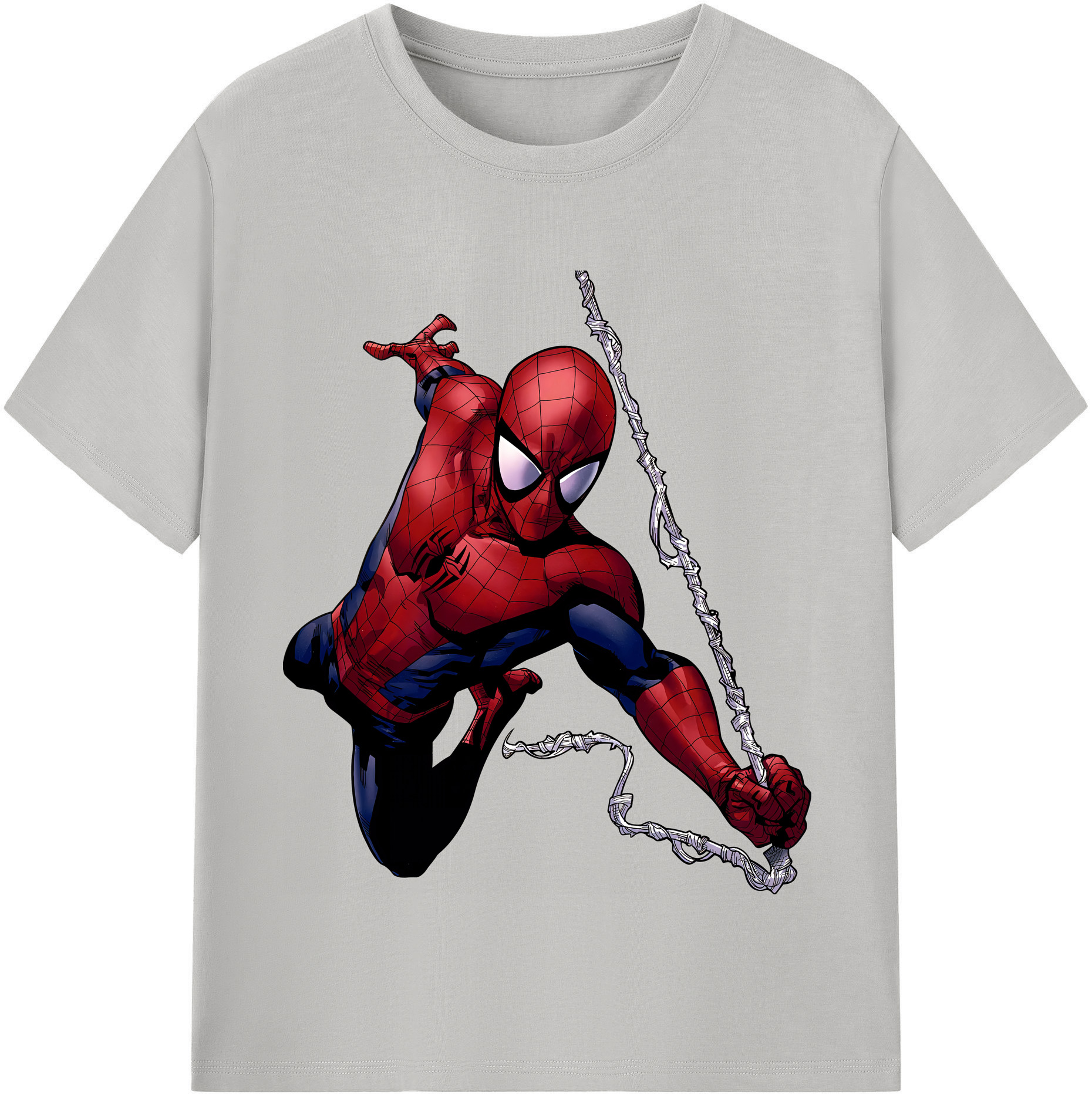 （画像用） Spider Man スパイダーマン レディースカジュアルプリントTシャツ（綿100％）
