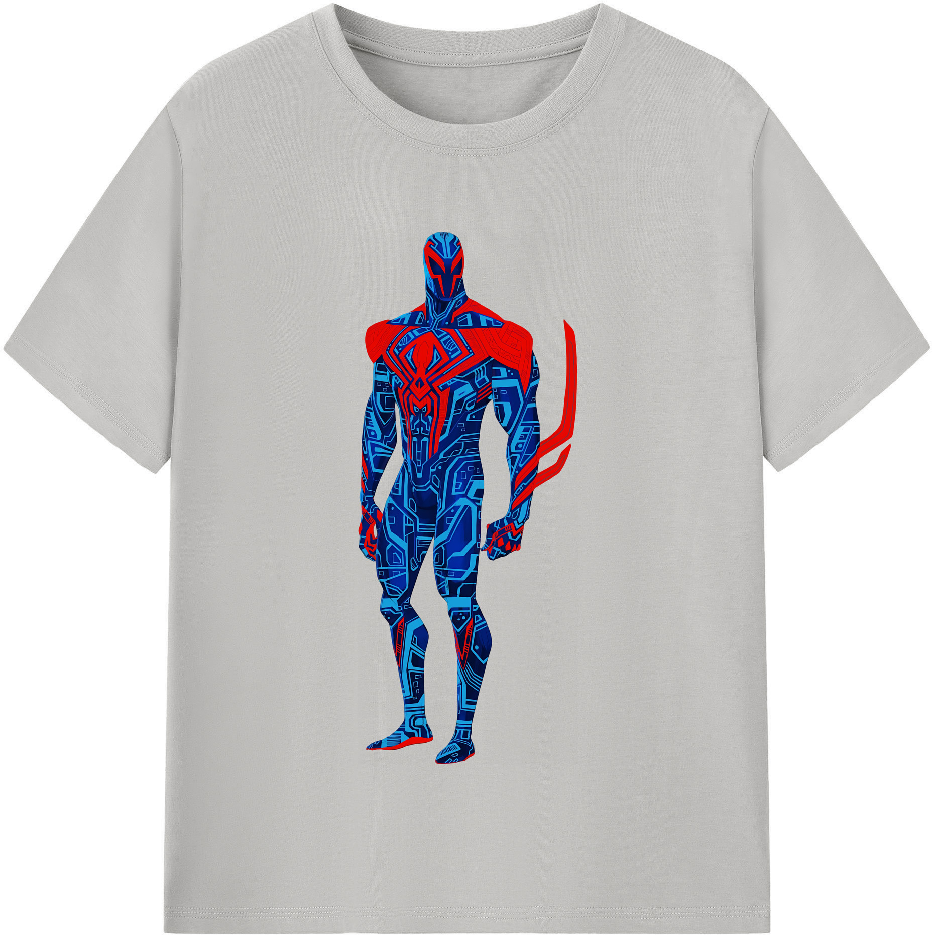 （画像用） Spider Man スパイダーマン レディースカジュアルプリントTシャツ（綿100％）