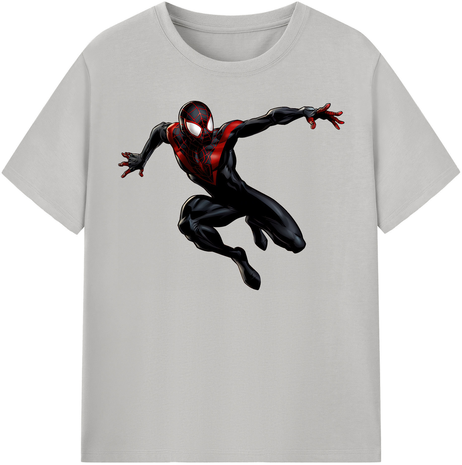 （画像用） Spider Man スパイダーマン レディースカジュアルプリントTシャツ（綿100％）
