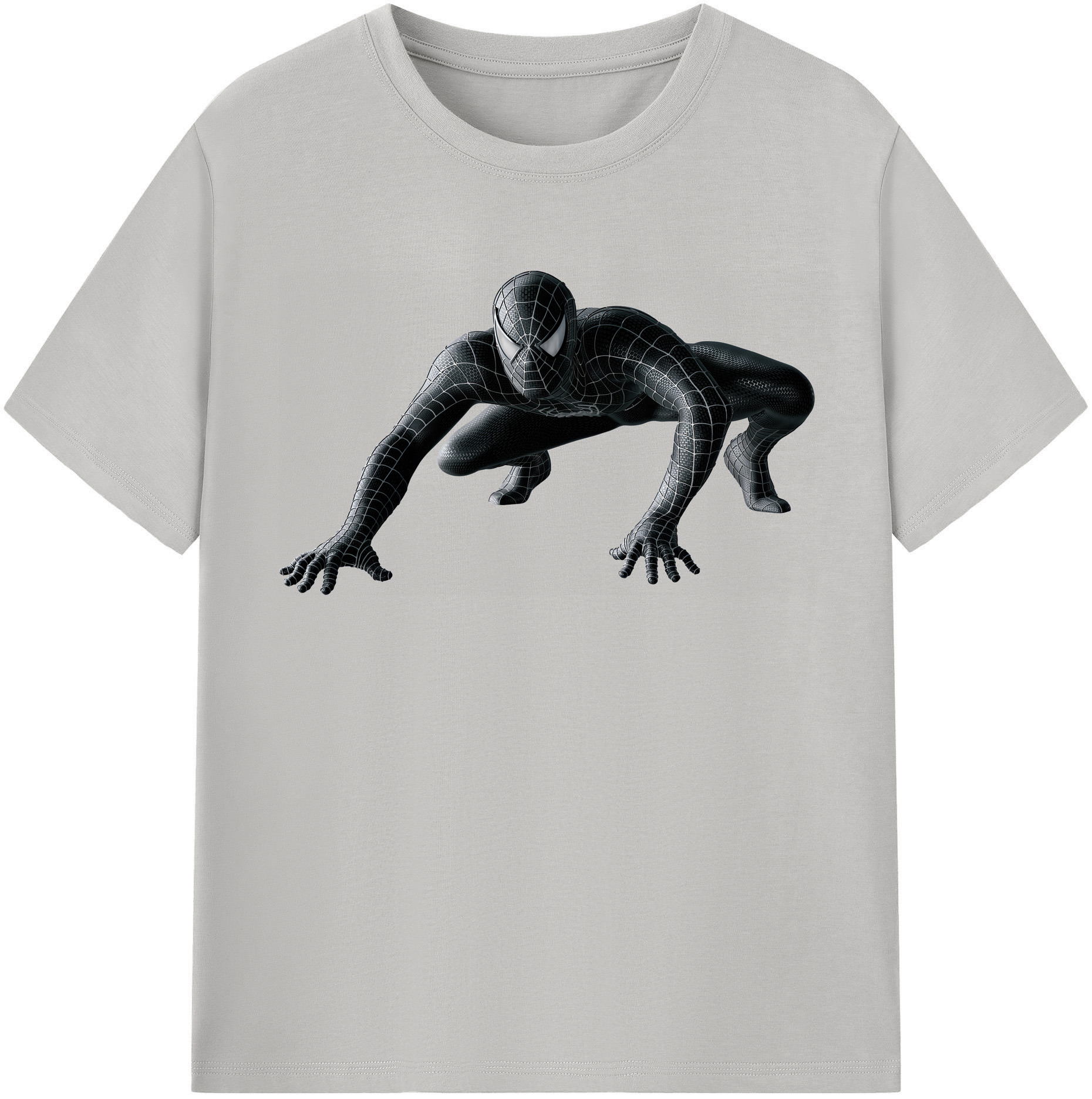 （画像用） Spider Man スパイダーマン レディースカジュアルプリントTシャツ（綿100％）