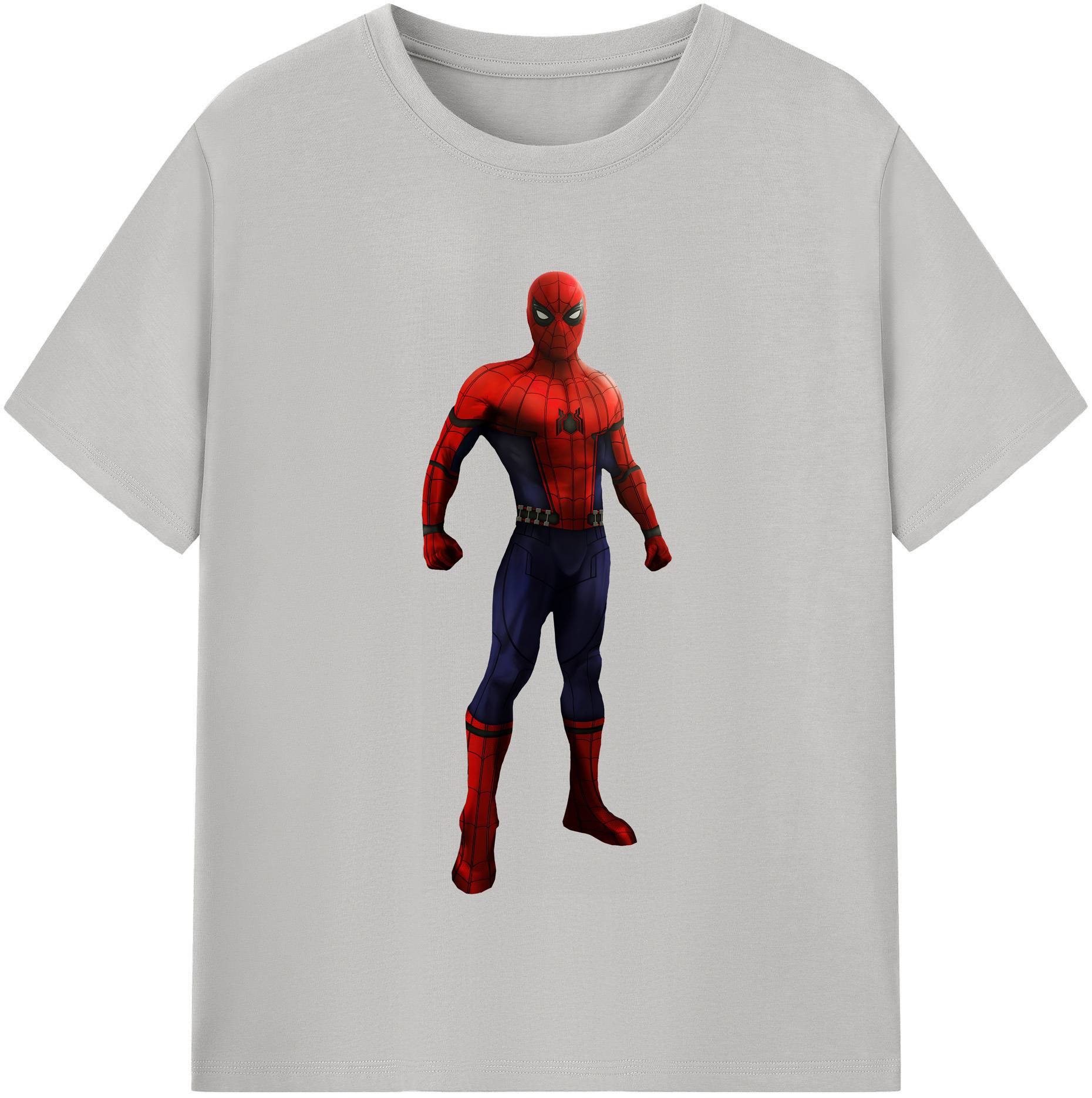 （画像用） Spider Man スパイダーマン レディースカジュアルプリントTシャツ（綿100％）