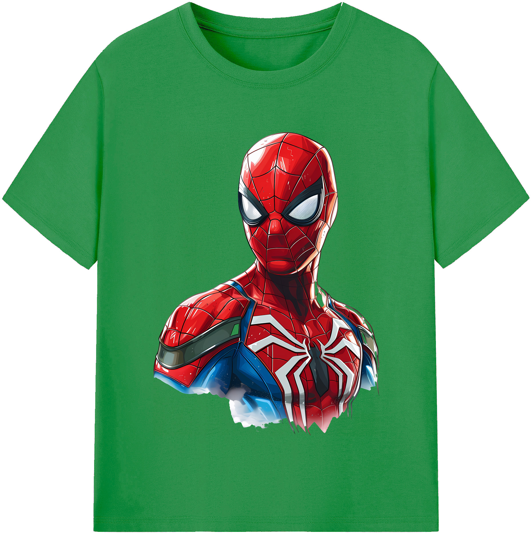 （画像用） Spider Man スパイダーマン レディースカジュアルプリントTシャツ（綿100％）