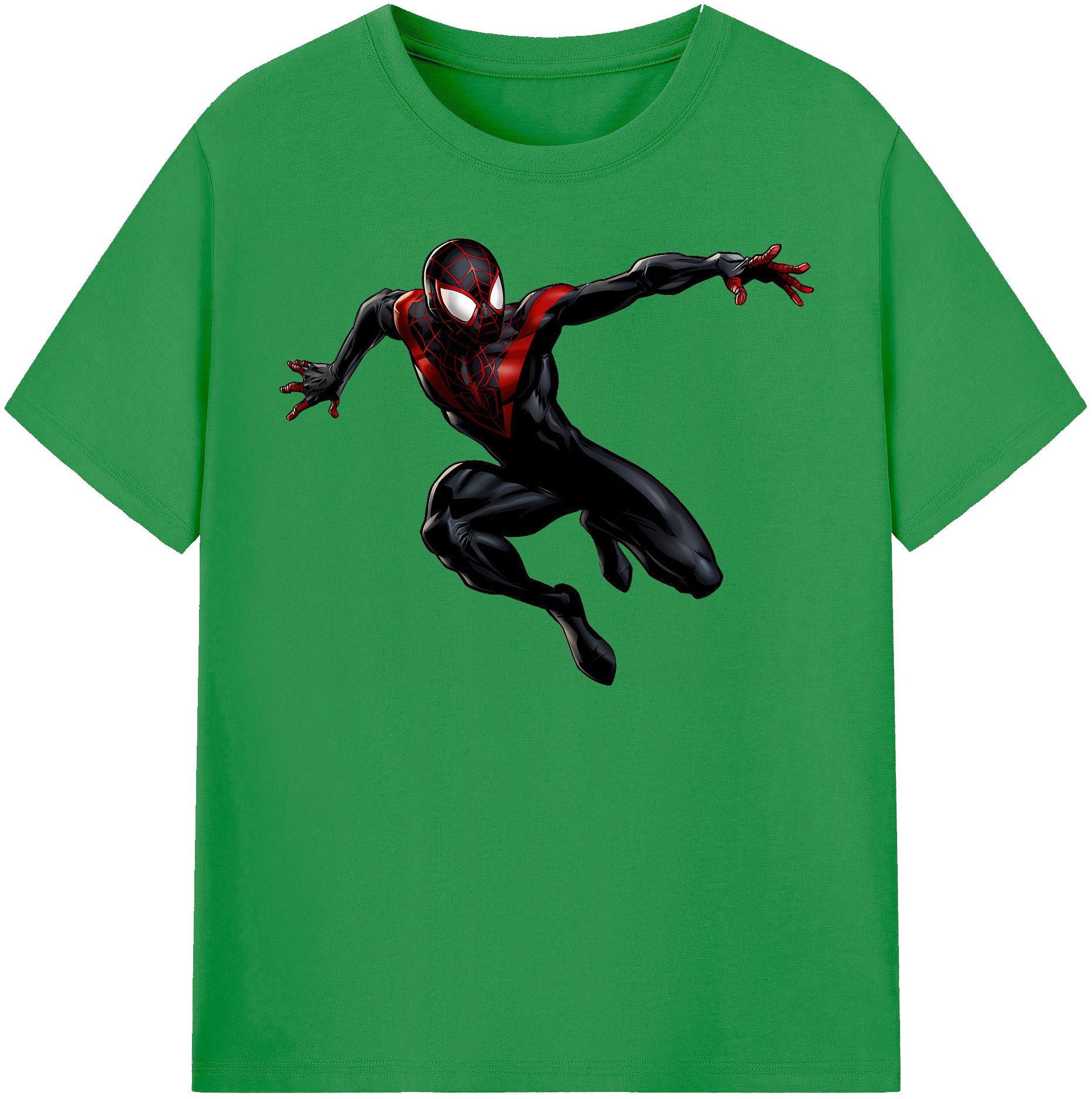 （画像用） Spider Man スパイダーマン レディースカジュアルプリントTシャツ（綿100％）