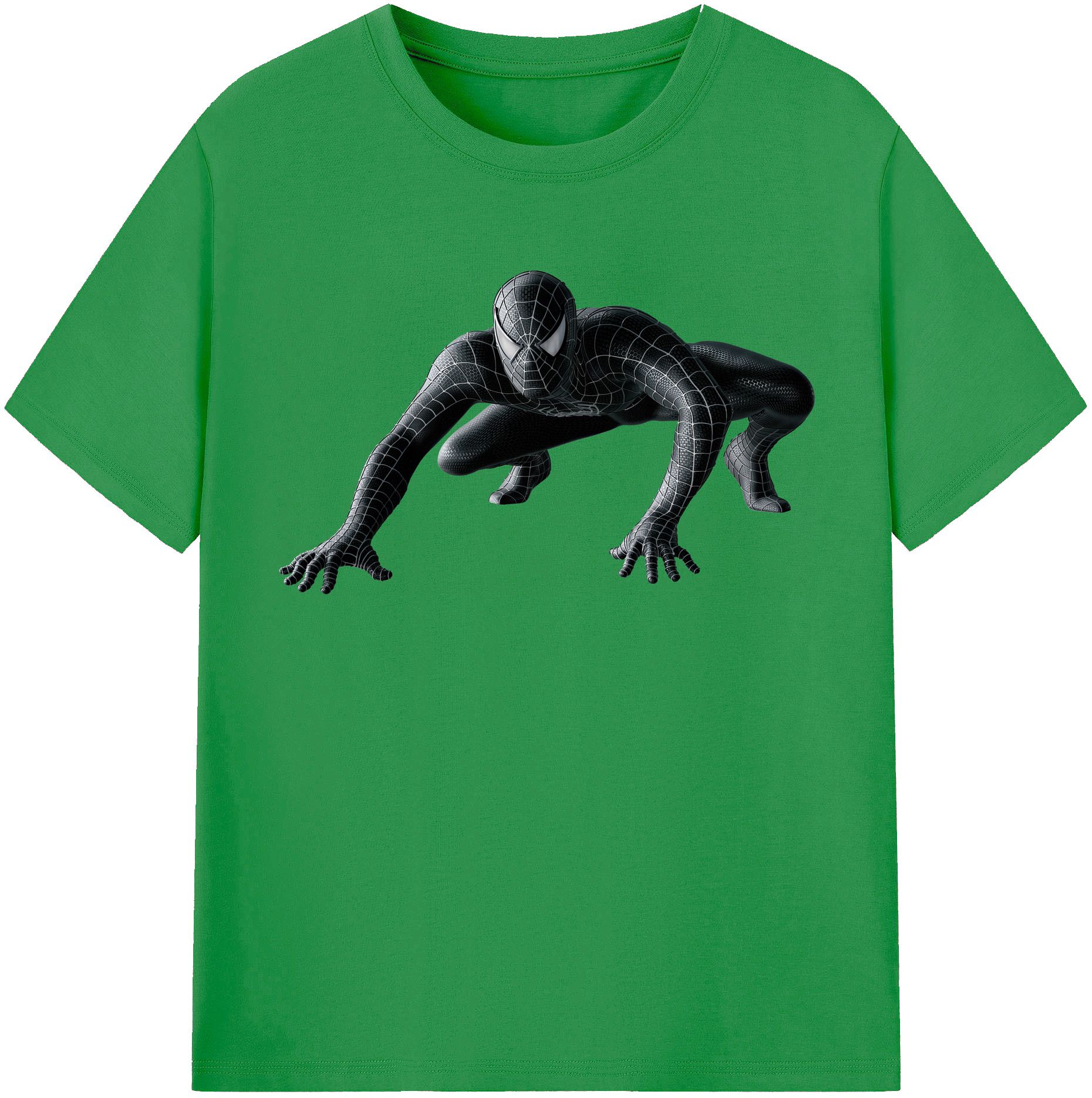 （画像用） Spider Man スパイダーマン レディースカジュアルプリントTシャツ（綿100％）