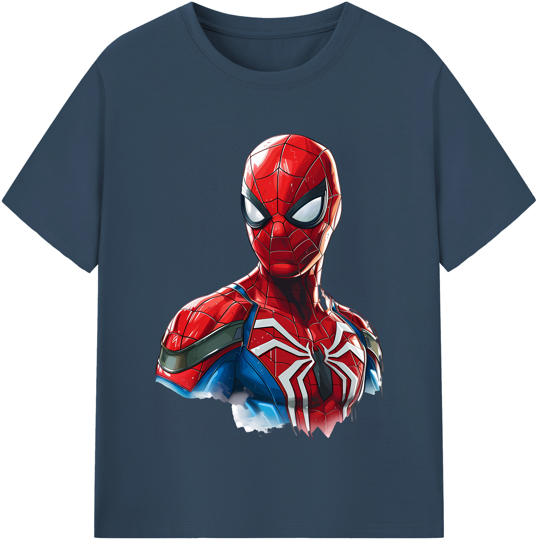 （画像用） Spider Man スパイダーマン レディースカジュアルプリントTシャツ（綿100％）