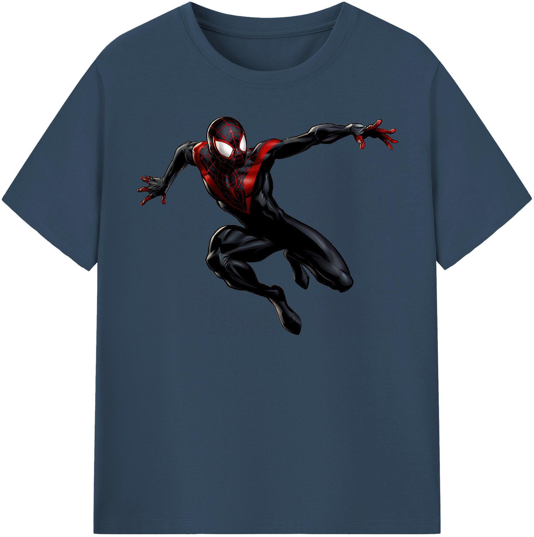 （画像用） Spider Man スパイダーマン レディースカジュアルプリントTシャツ（綿100％）