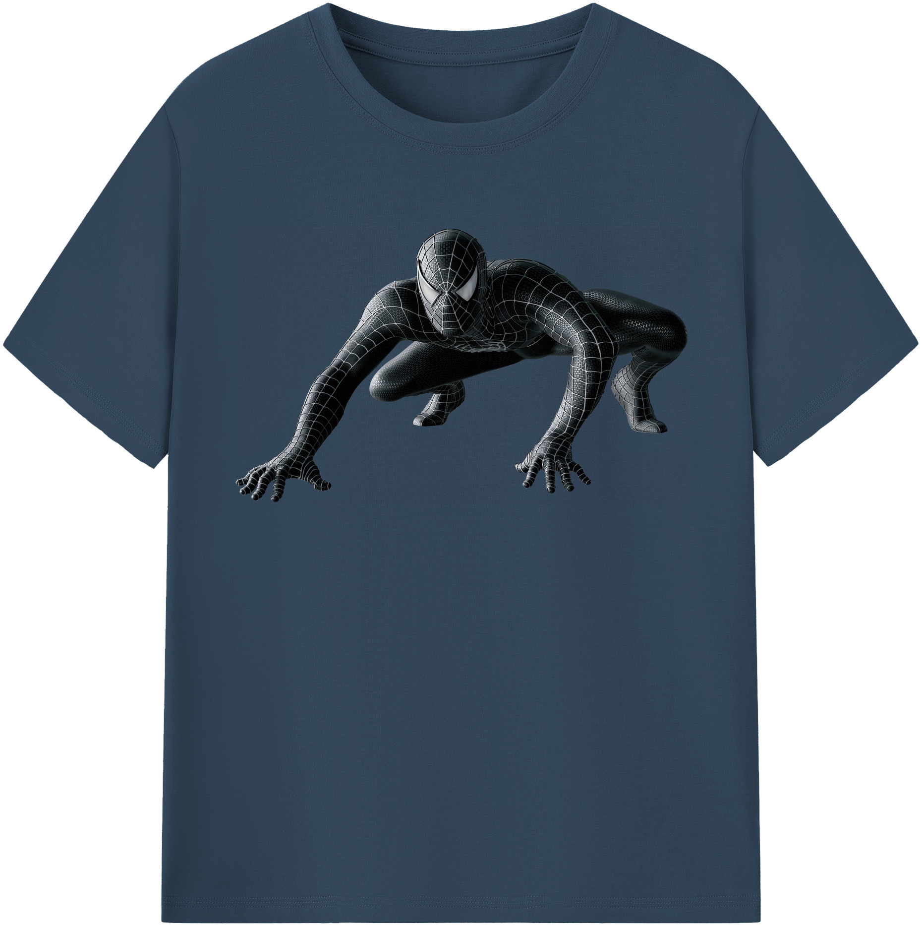 （画像用） Spider Man スパイダーマン レディースカジュアルプリントTシャツ（綿100％）