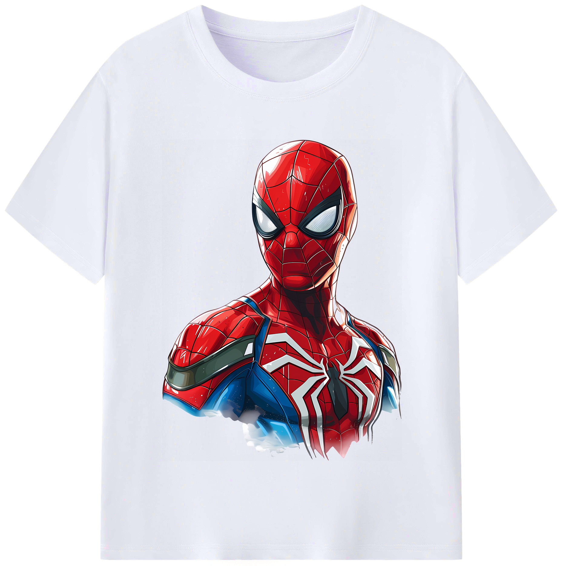 （画像用） Spider Man スパイダーマン レディースカジュアルプリントTシャツ（綿100％）