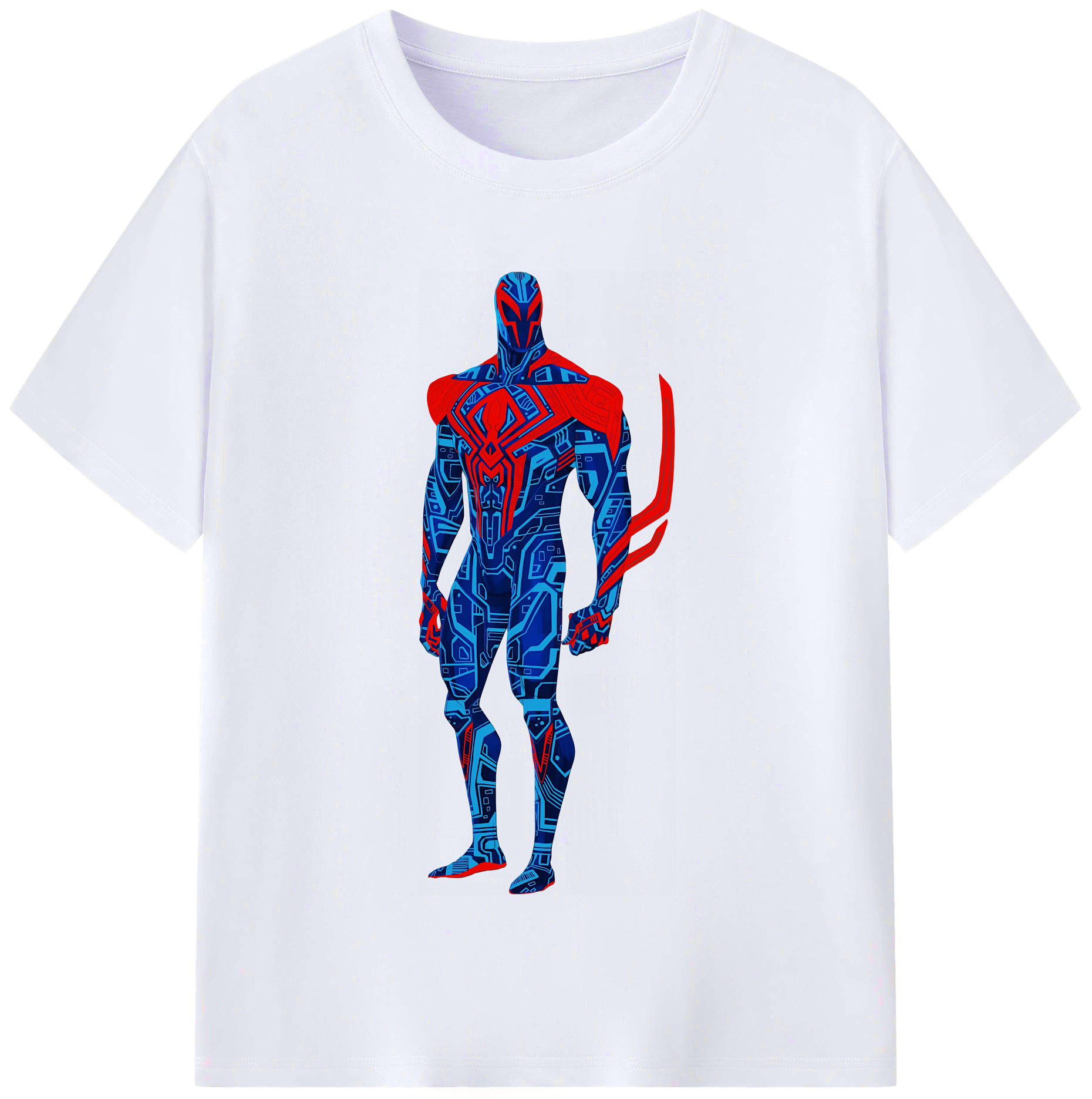 （画像用） Spider Man スパイダーマン レディースカジュアルプリントTシャツ（綿100％）