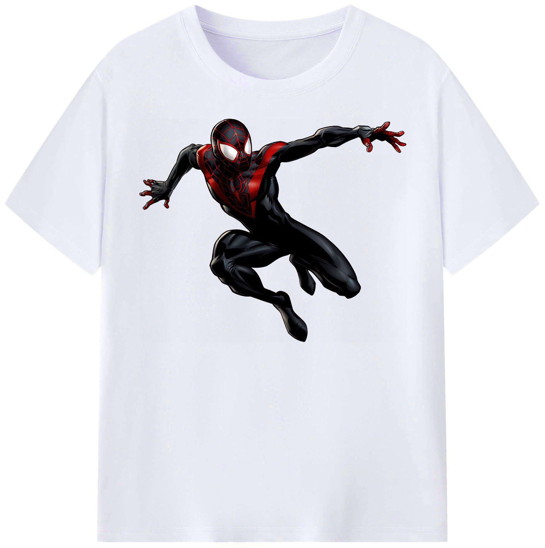 （画像用） Spider Man スパイダーマン レディースカジュアルプリントTシャツ（綿100％）