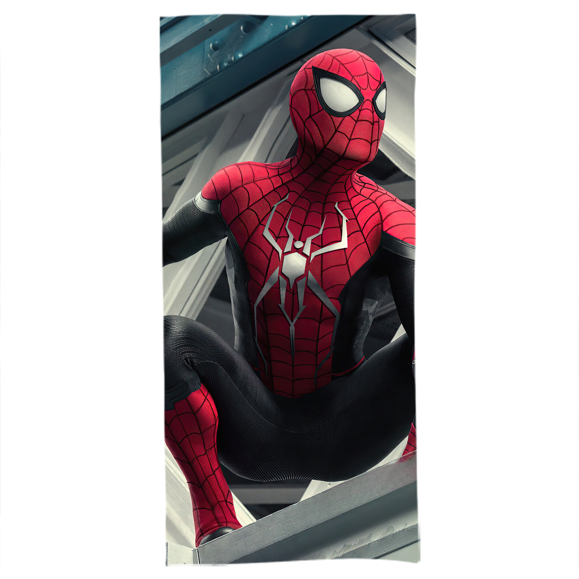 （画像用） Spider Man スパイダーマン 大判バスタオル 70×140cm 吸水速乾 柔らかい肌触り