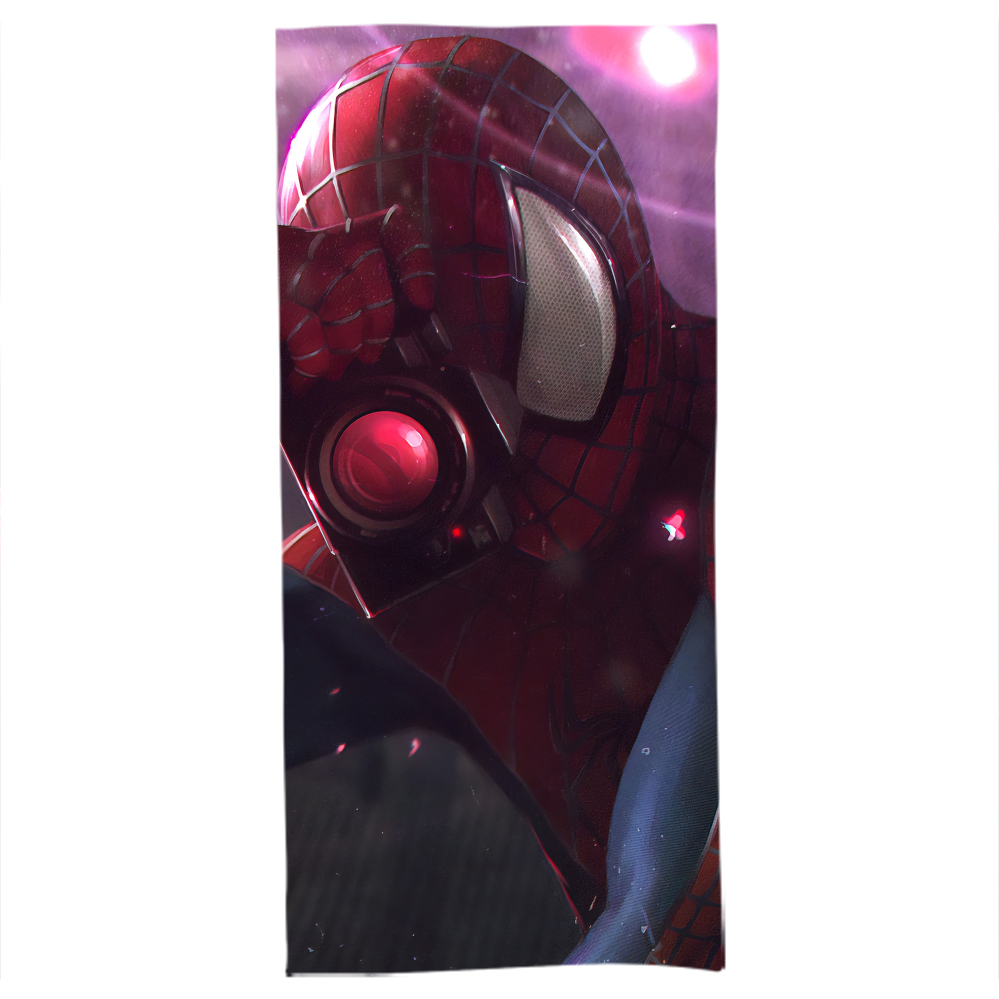 （画像用） Spider Man スパイダーマン 大判バスタオル 70×140cm 吸水速乾 柔らかい肌触り