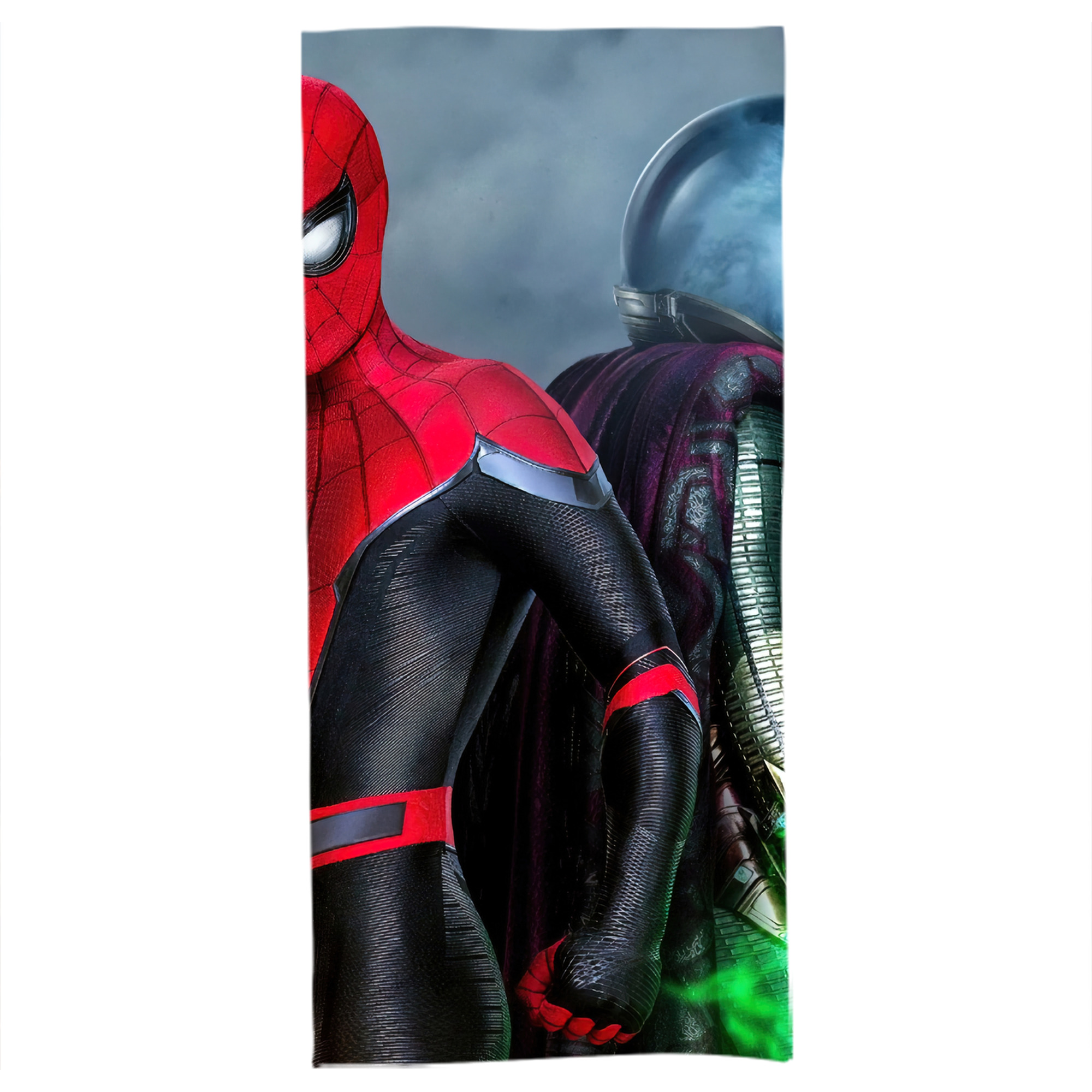 （画像用） Spider Man スパイダーマン 大判バスタオル 70×140cm 吸水速乾 柔らかい肌触り
