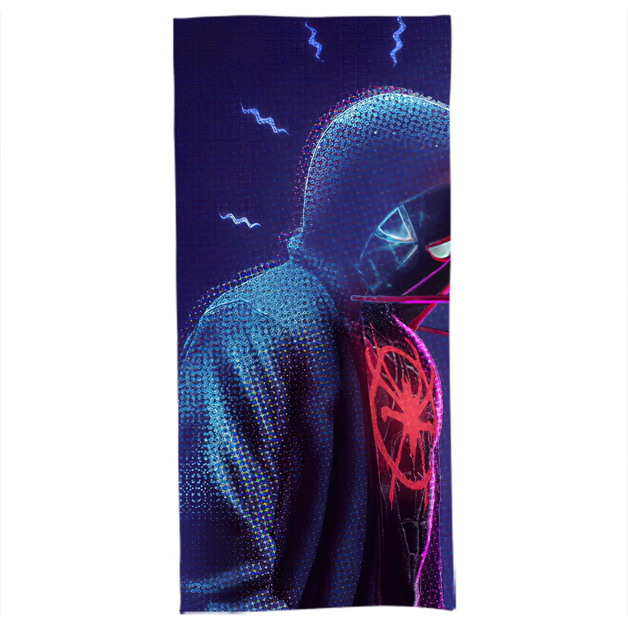 （画像用） Spider Man スパイダーマン 大判バスタオル 70×140cm 吸水速乾 柔らかい肌触り