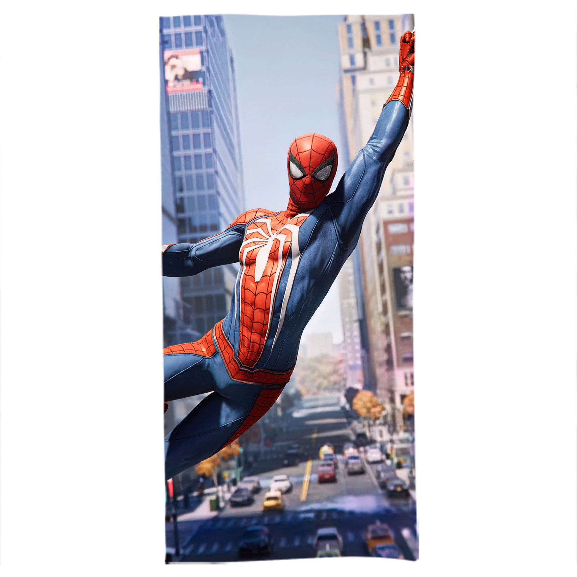 （画像用） Spider Man スパイダーマン 大判バスタオル 70×140cm 吸水速乾 柔らかい肌触り