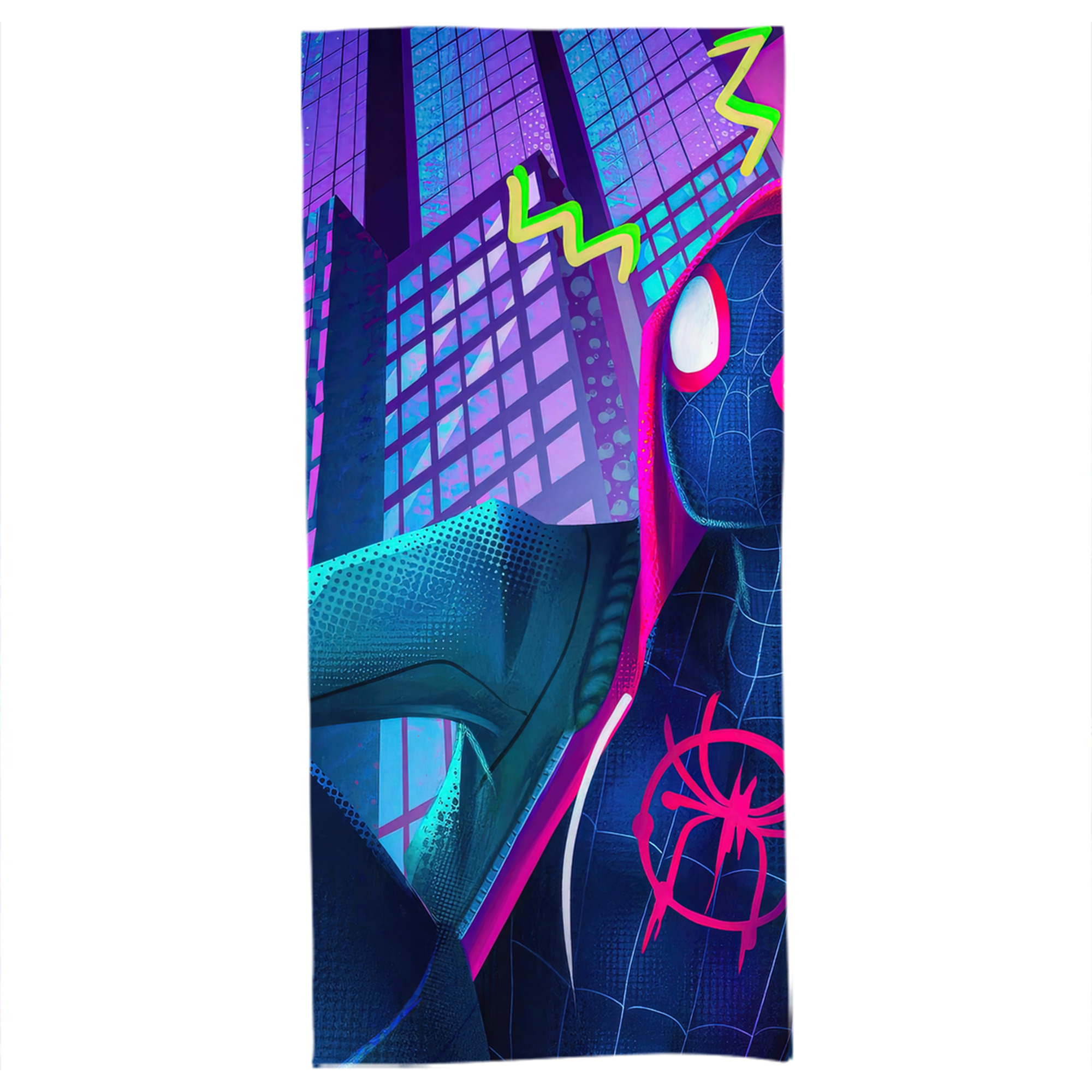 （画像用） Spider Man スパイダーマン 大判バスタオル 70×140cm 吸水速乾 柔らかい肌触り