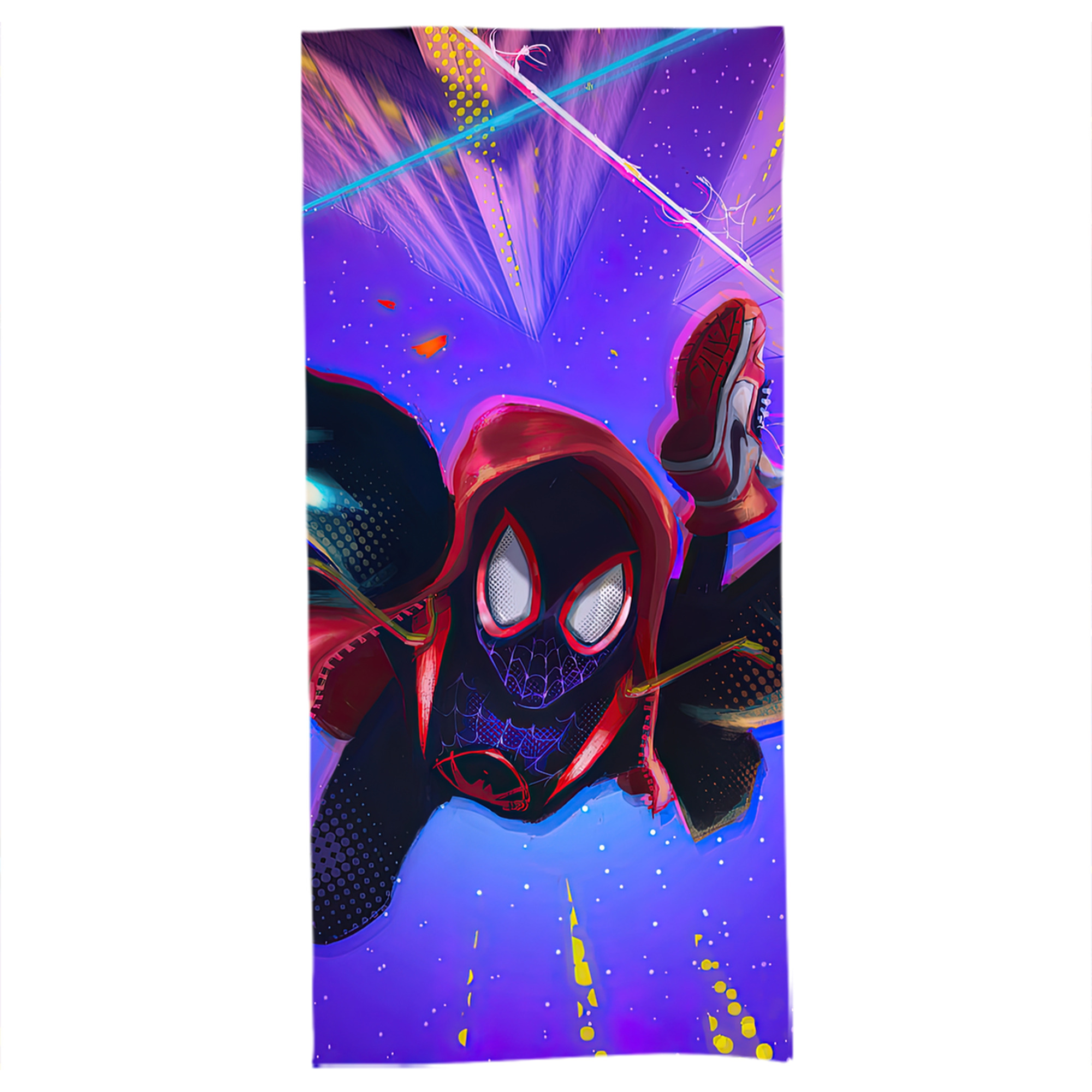 （画像用） Spider Man スパイダーマン 大判バスタオル 70×140cm 吸水速乾 柔らかい肌触り