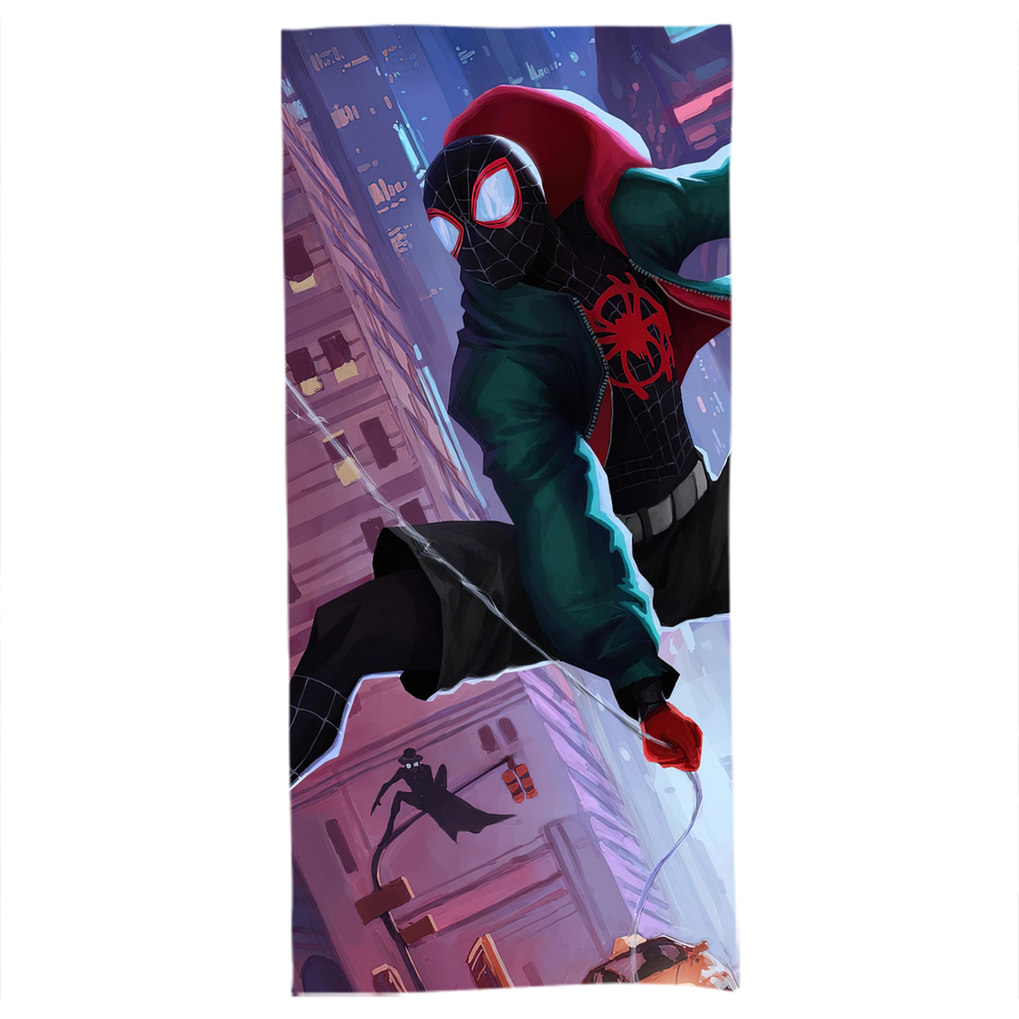 （画像用） Spider Man スパイダーマン 大判バスタオル 70×140cm 吸水速乾 柔らかい肌触り