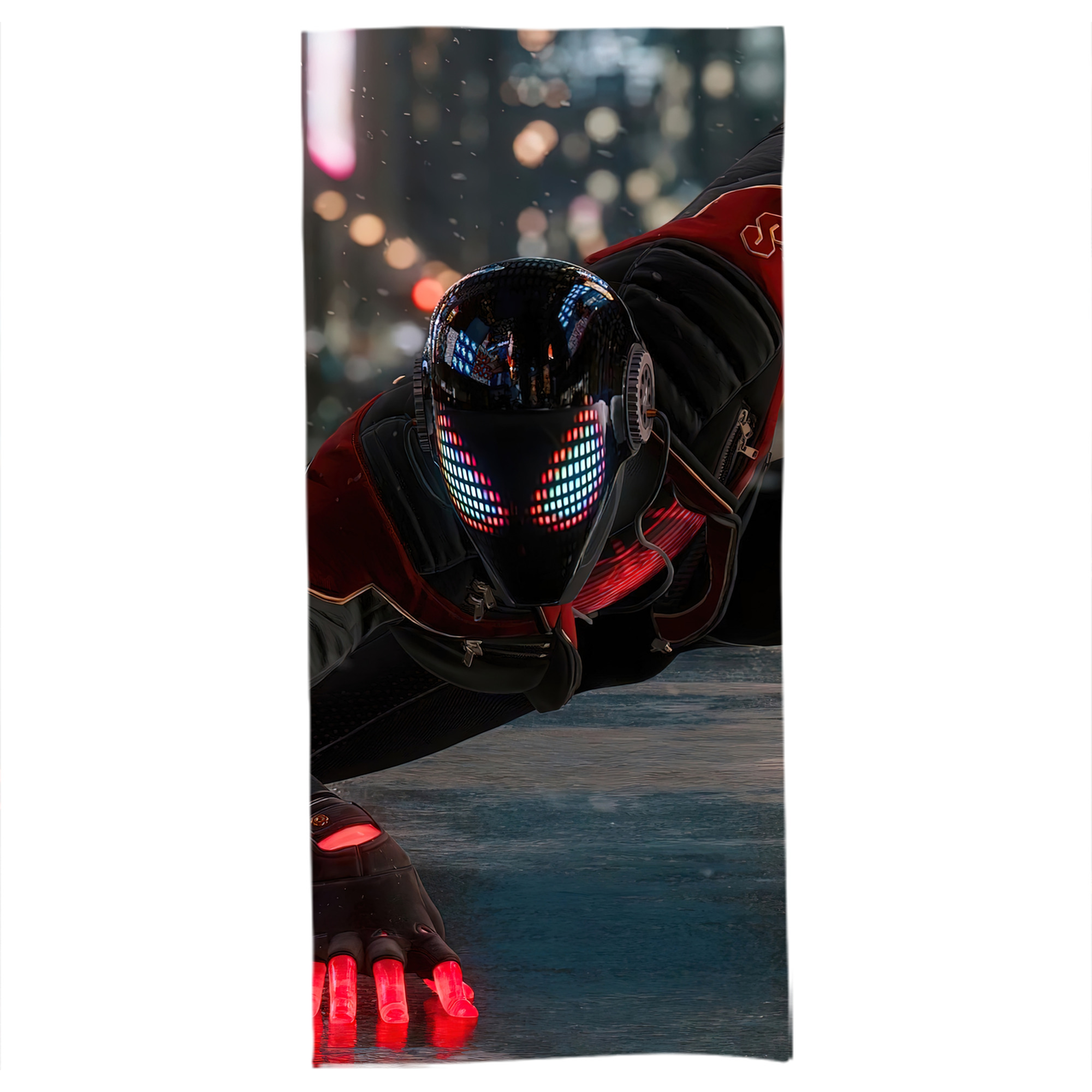 （画像用） Spider Man スパイダーマン 大判バスタオル 70×140cm 吸水速乾 柔らかい肌触り