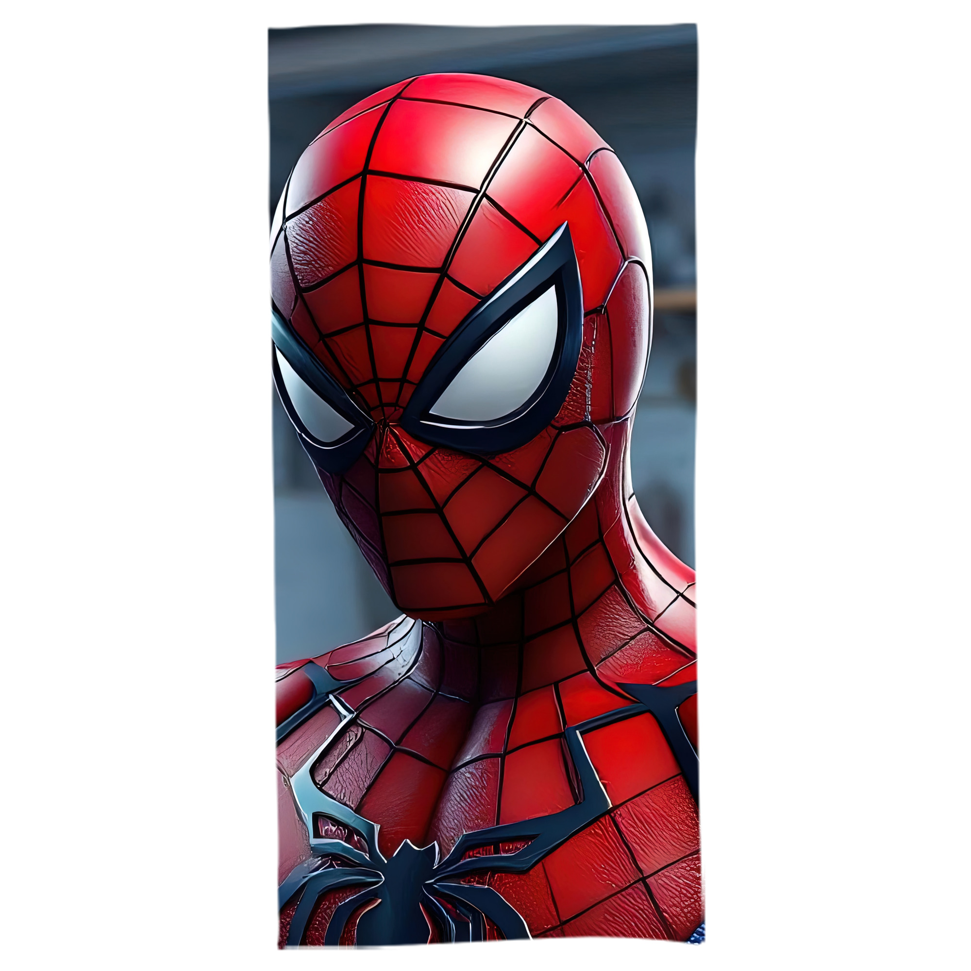 （画像用） Spider Man スパイダーマン 大判バスタオル 70×140cm 吸水速乾 柔らかい肌触り