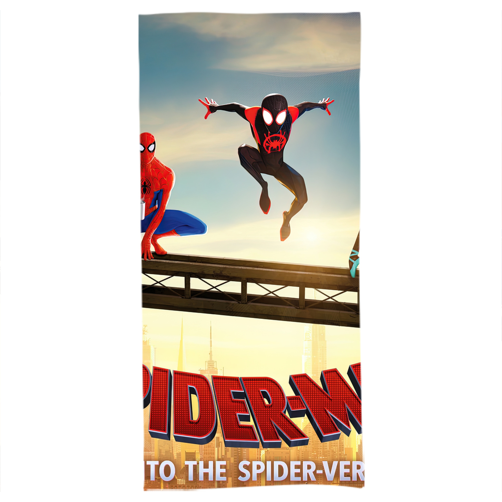 （画像用） Spider Man スパイダーマン 大判バスタオル 70×140cm 吸水速乾 柔らかい肌触り