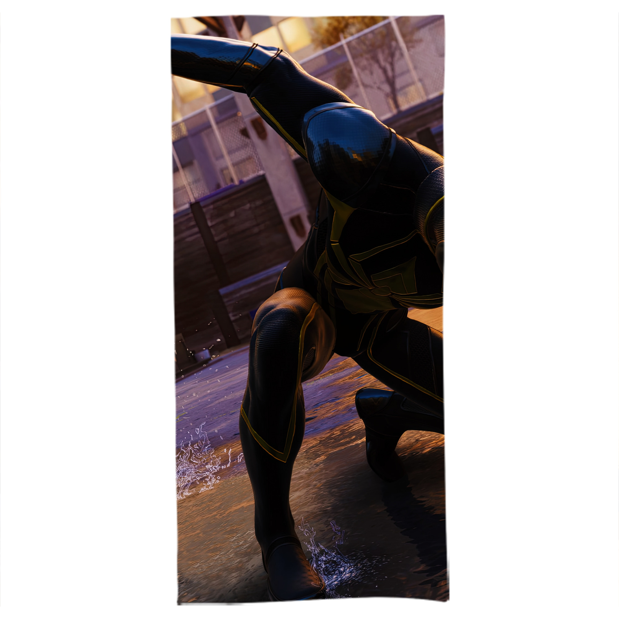 （画像用） Spider Man スパイダーマン 大判バスタオル 70×140cm 吸水速乾 柔らかい肌触り