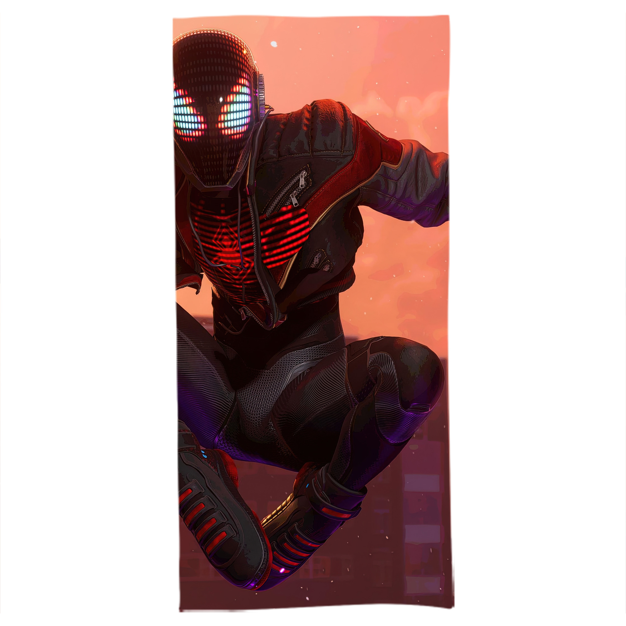 （画像用） Spider Man スパイダーマン 大判バスタオル 70×140cm 吸水速乾 柔らかい肌触り