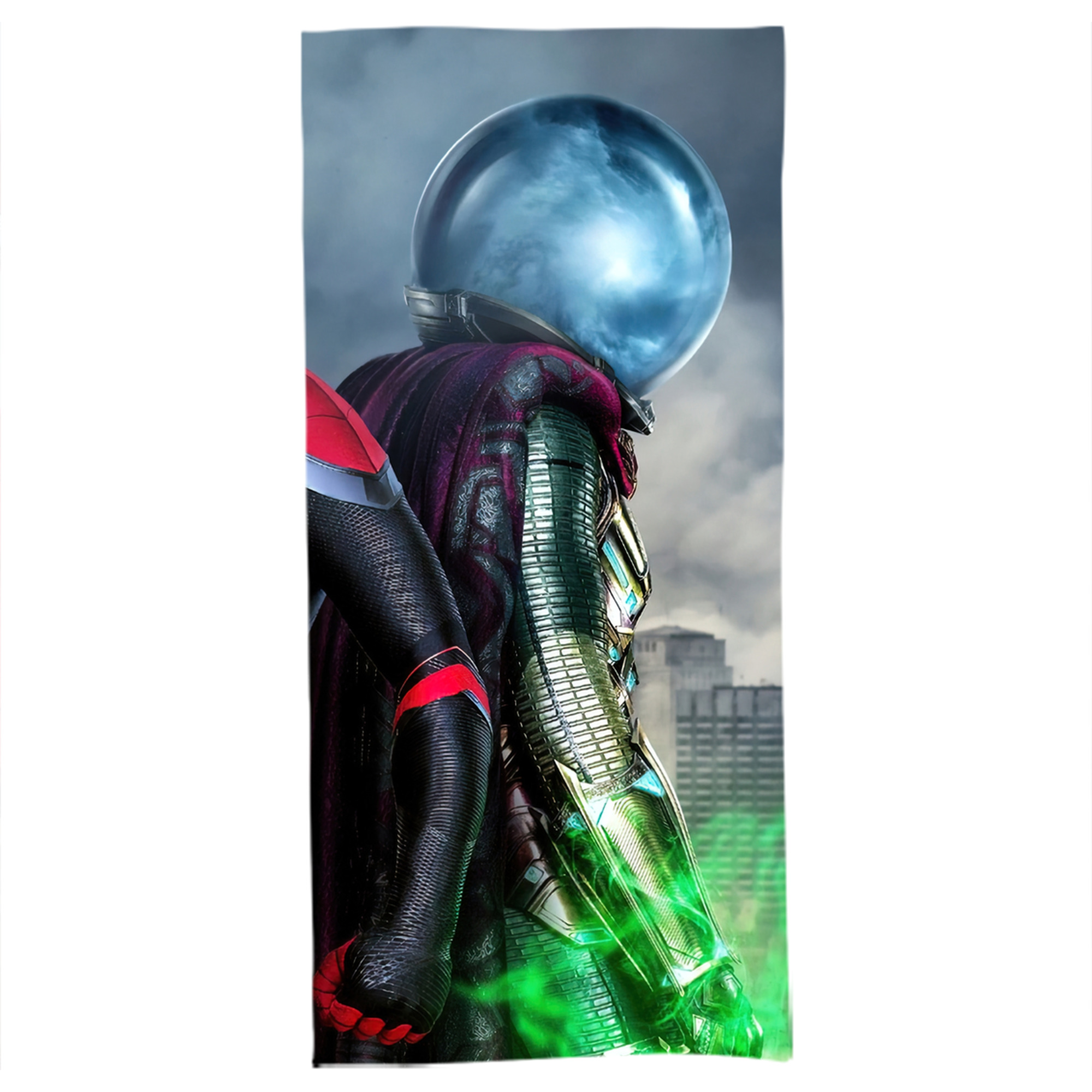 （画像用） Spider Man スパイダーマン 大判バスタオル 70×140cm 吸水速乾 柔らかい肌触り