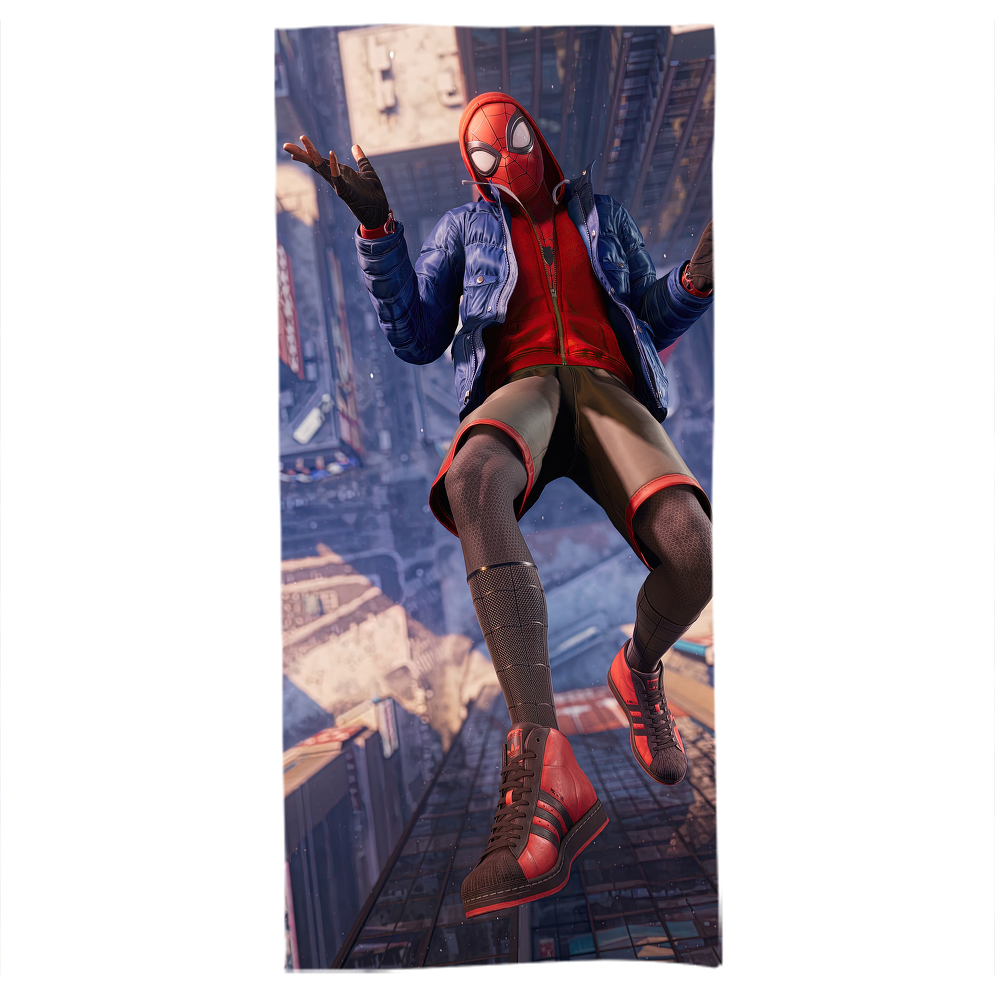 （画像用） Spider Man スパイダーマン 大判バスタオル 70×140cm 吸水速乾 柔らかい肌触り