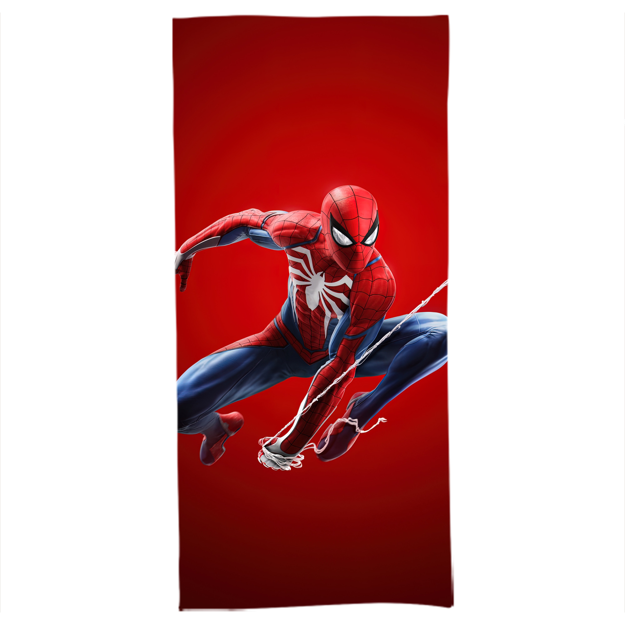 （画像用） Spider Man スパイダーマン 大判バスタオル 70×140cm 吸水速乾 柔らかい肌触り
