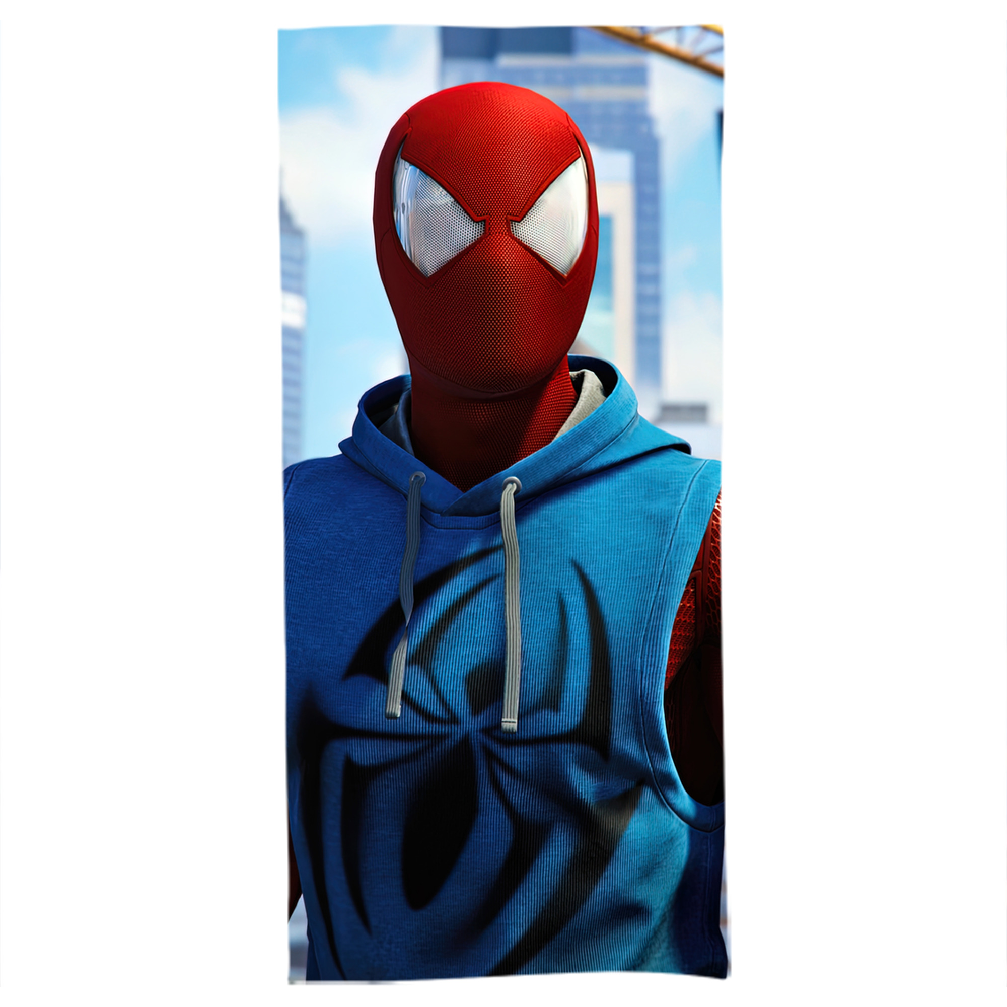 （画像用） Spider Man スパイダーマン 大判バスタオル 70×140cm 吸水速乾 柔らかい肌触り