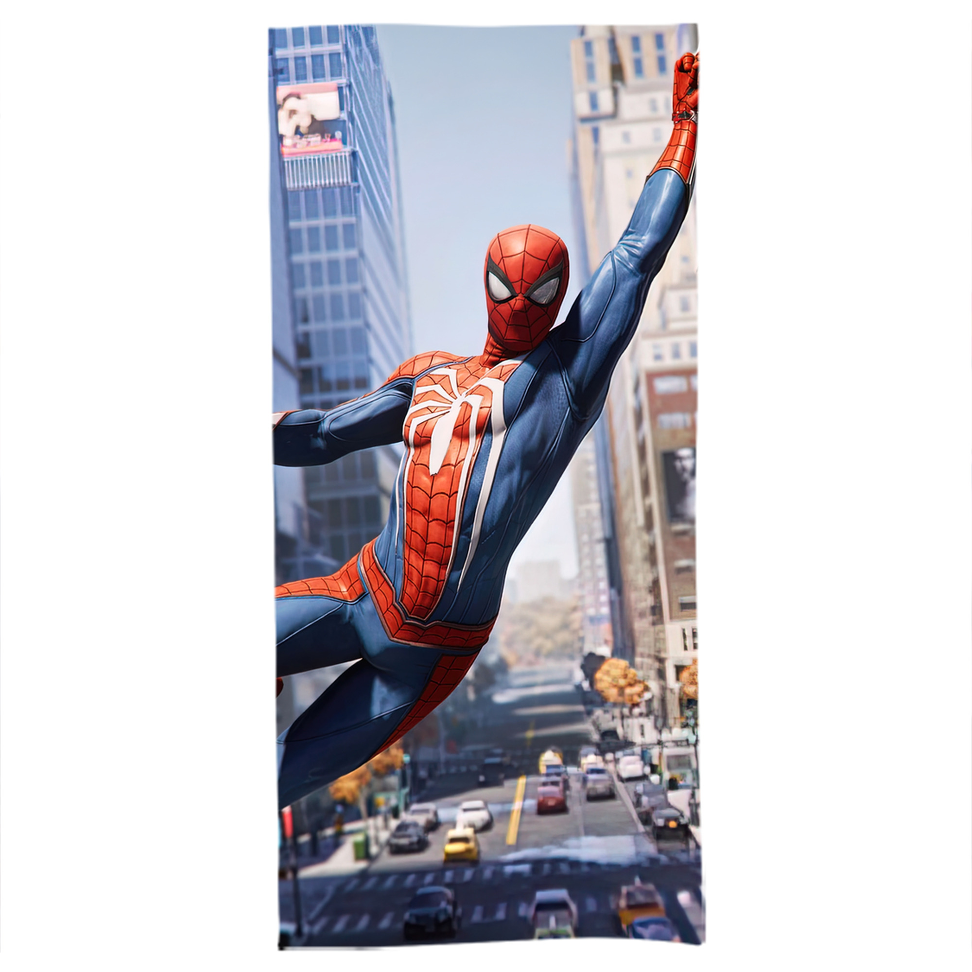 （画像用） Spider Man スパイダーマン 大判バスタオル 70×140cm 吸水速乾 柔らかい肌触り