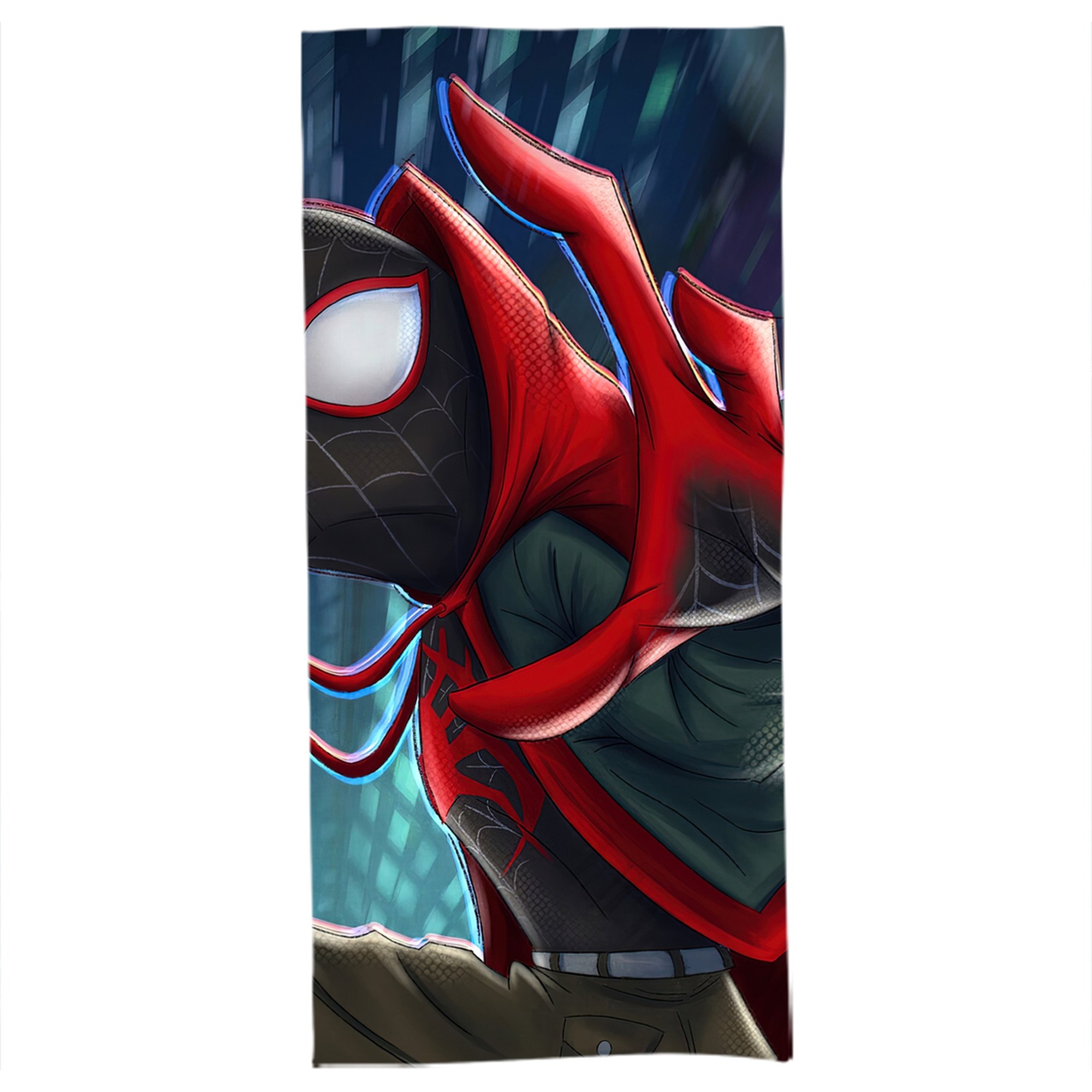 （画像用） Spider Man スパイダーマン 大判バスタオル 70×140cm 吸水速乾 柔らかい肌触り