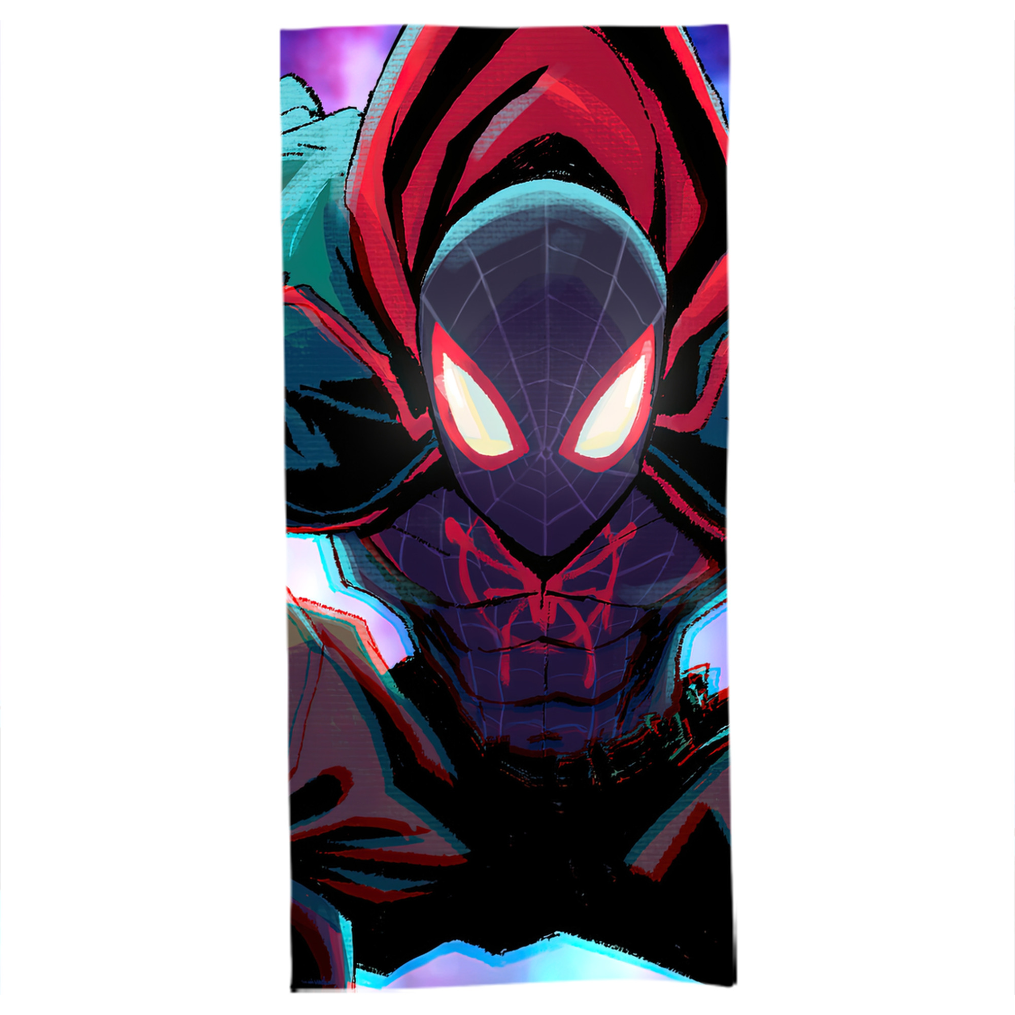 （画像用） Spider Man スパイダーマン 大判バスタオル 70×140cm 吸水速乾 柔らかい肌触り