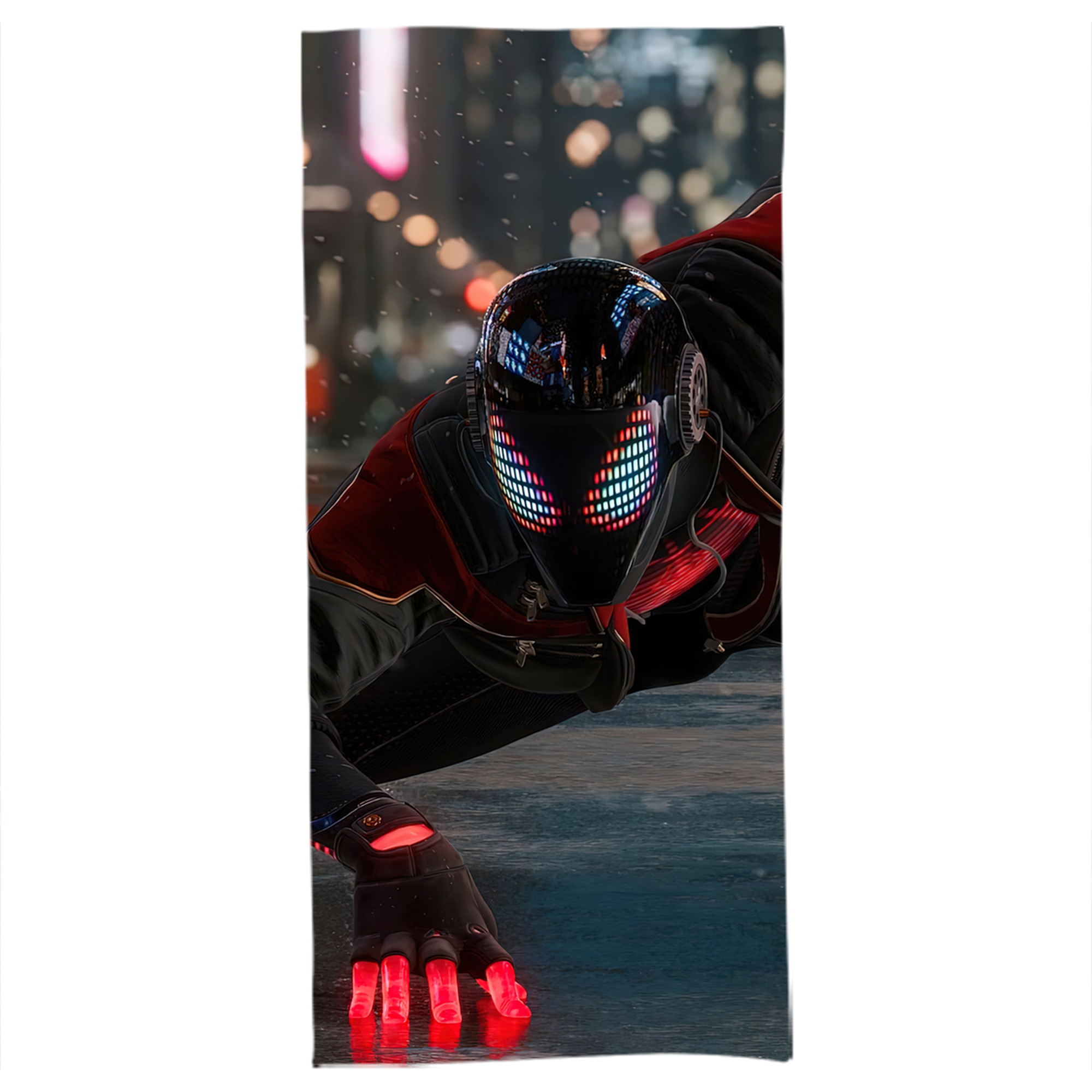（画像用） Spider Man スパイダーマン 大判バスタオル 70×140cm 吸水速乾 柔らかい肌触り