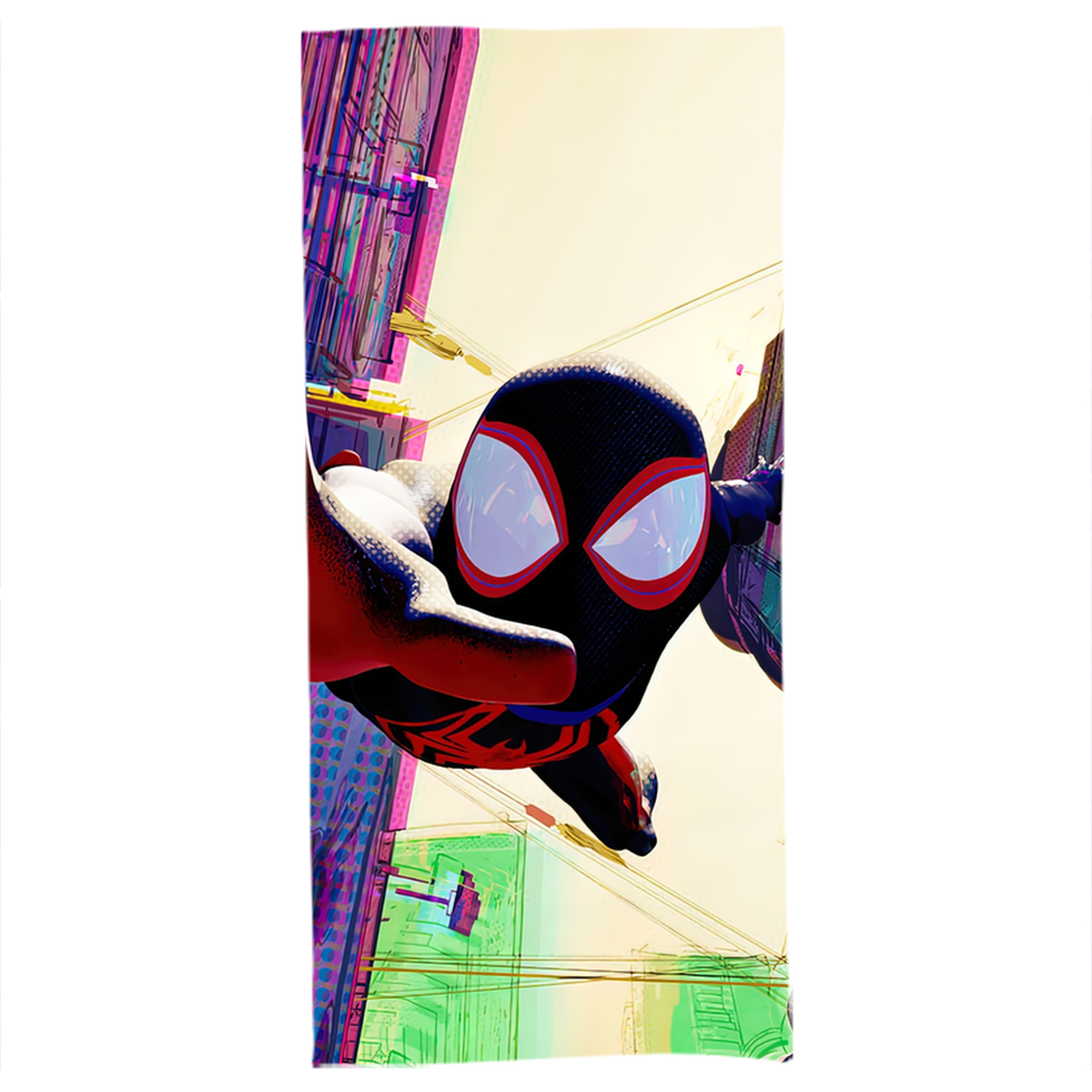 （画像用） Spider Man スパイダーマン 大判バスタオル 70×140cm 吸水速乾 柔らかい肌触り