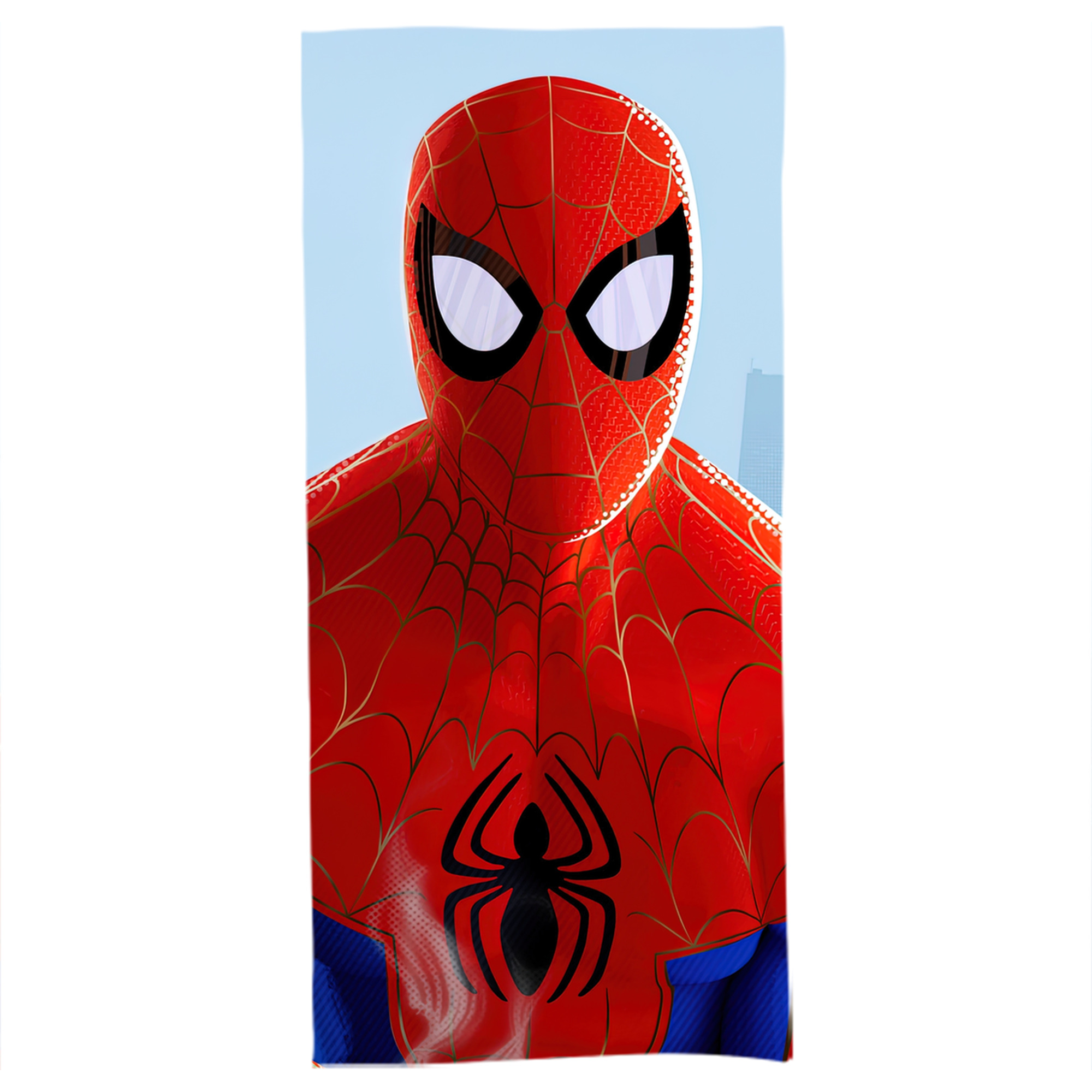 （画像用） Spider Man スパイダーマン 大判バスタオル 70×140cm 吸水速乾 柔らかい肌触り