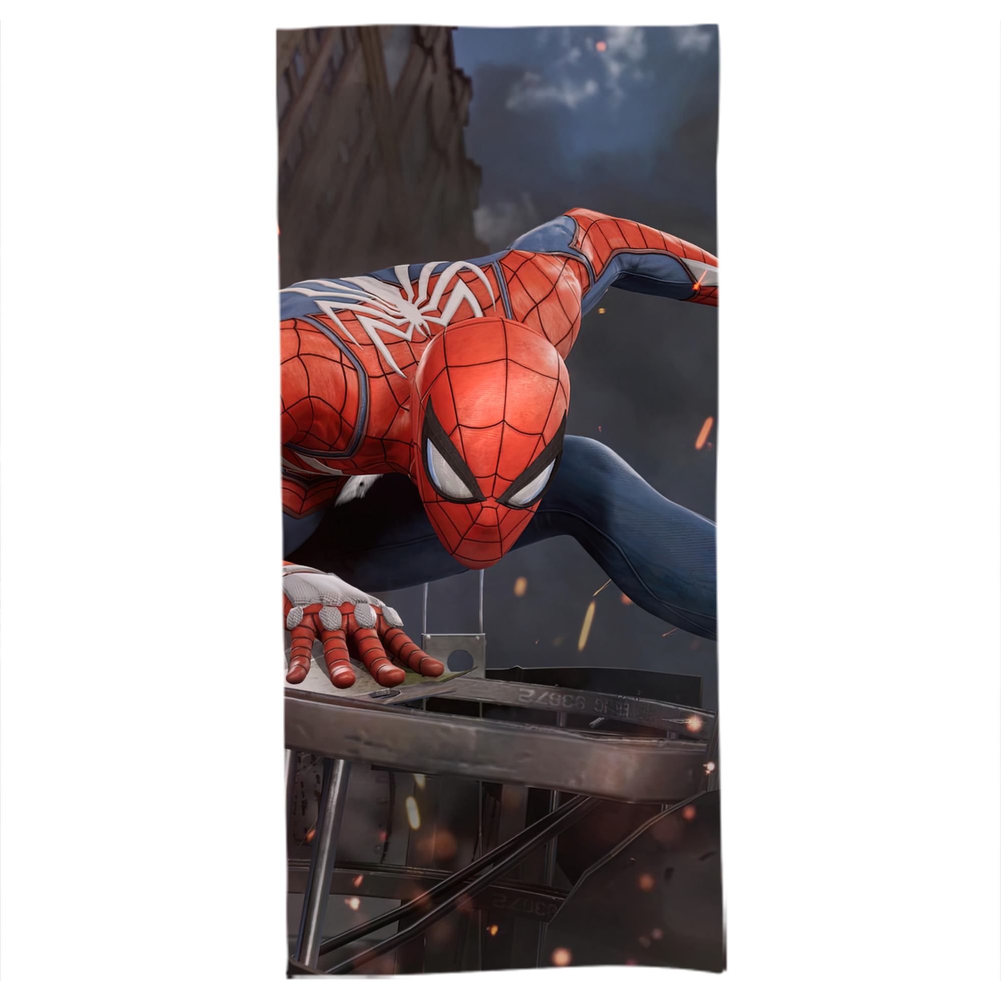 （画像用） Spider Man スパイダーマン 大判バスタオル 70×140cm 吸水速乾 柔らかい肌触り