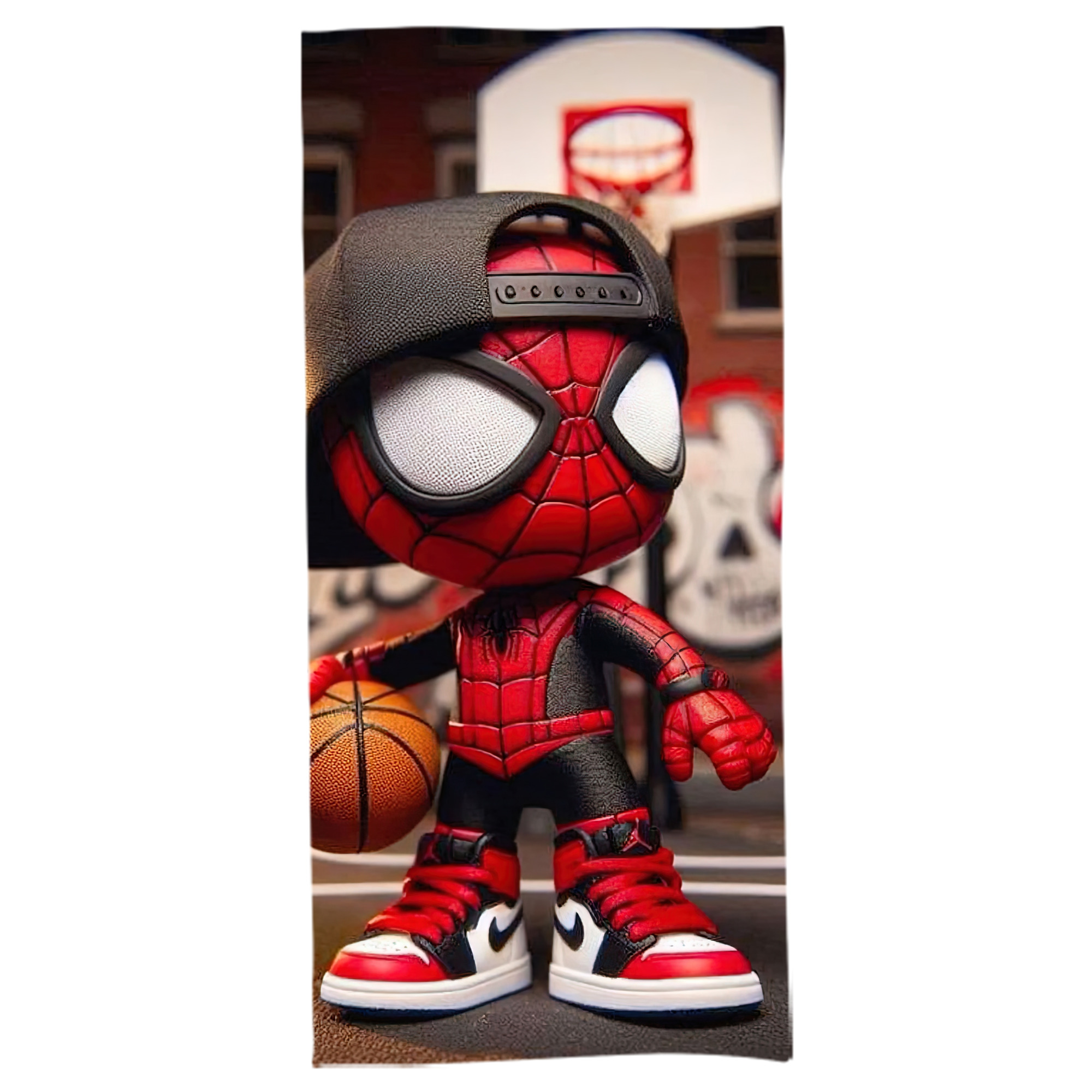 （画像用） Spider Man スパイダーマン 大判バスタオル 70×140cm 吸水速乾 柔らかい肌触り