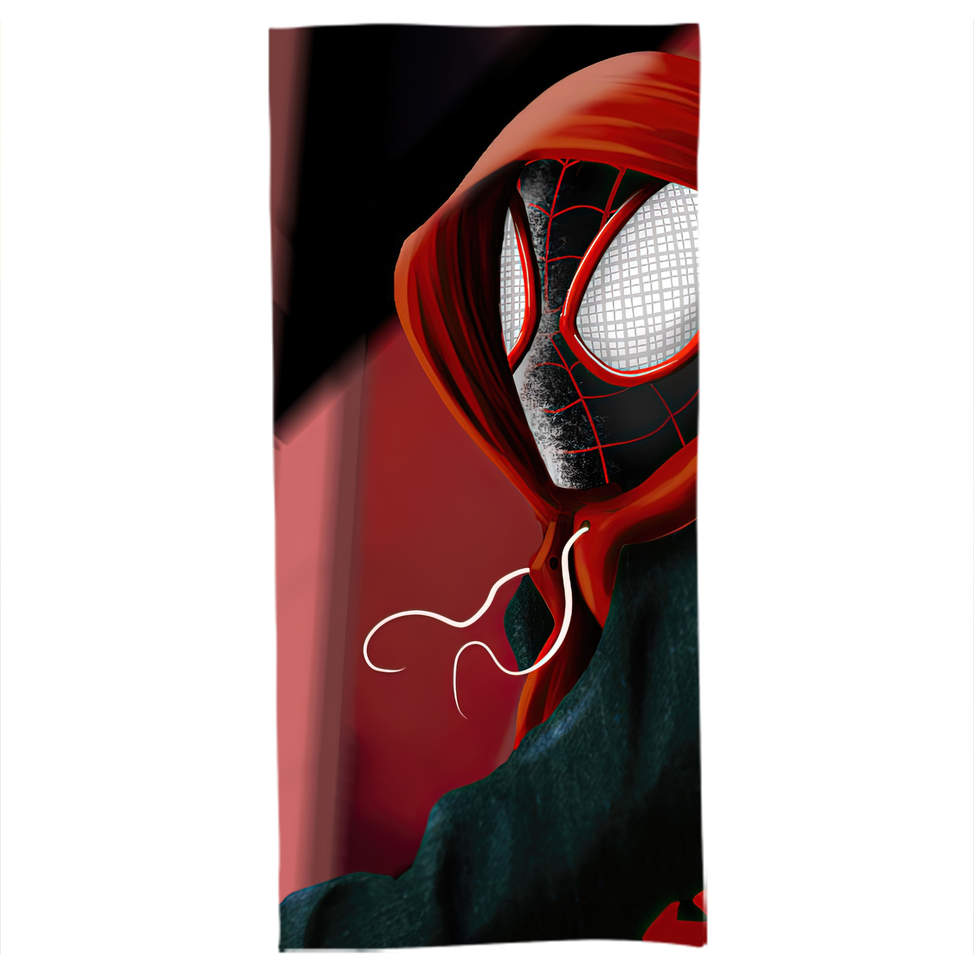 （画像用） Spider Man スパイダーマン 大判バスタオル 70×140cm 吸水速乾 柔らかい肌触り