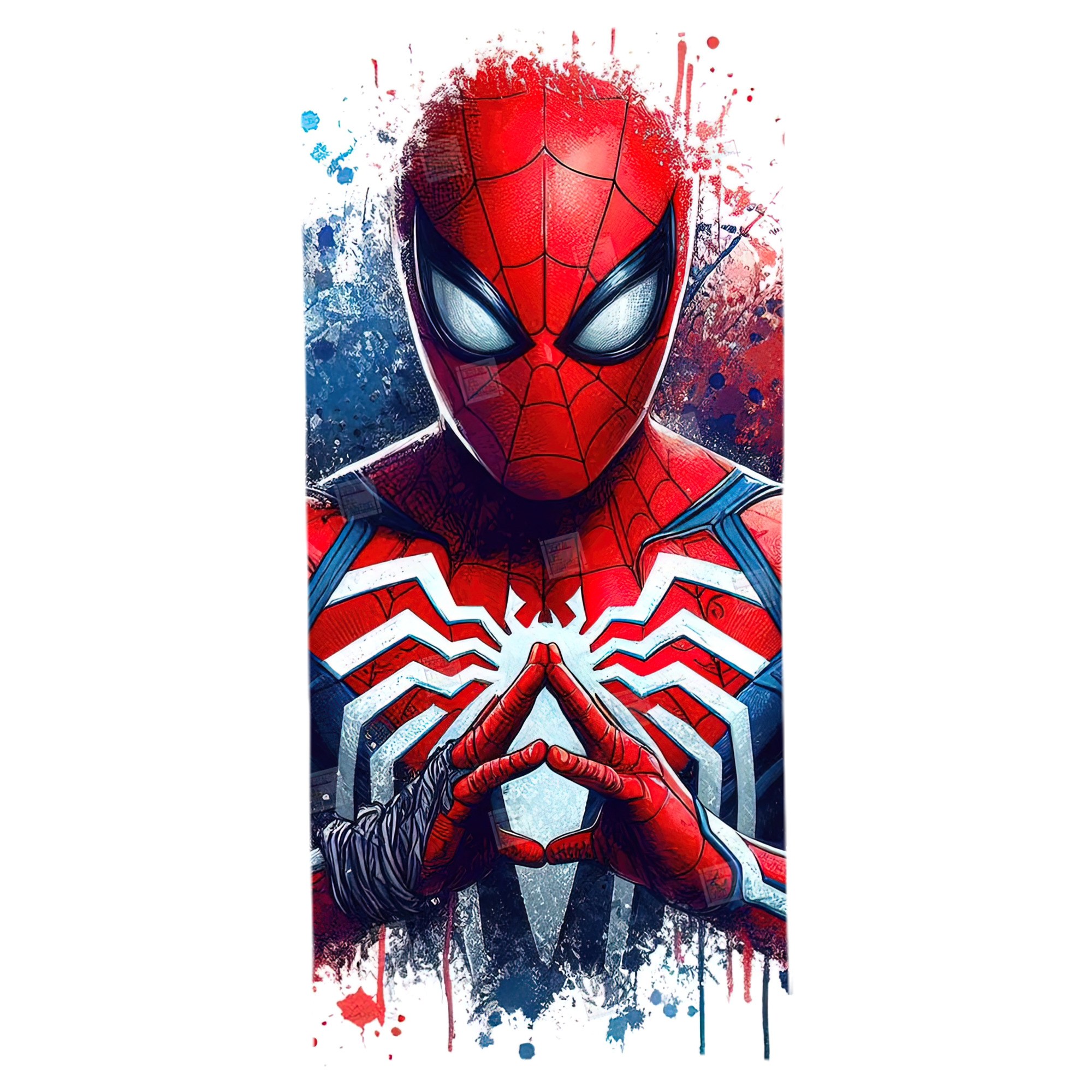 （画像用） Spider Man スパイダーマン 大判バスタオル 70×140cm 吸水速乾 柔らかい肌触り
