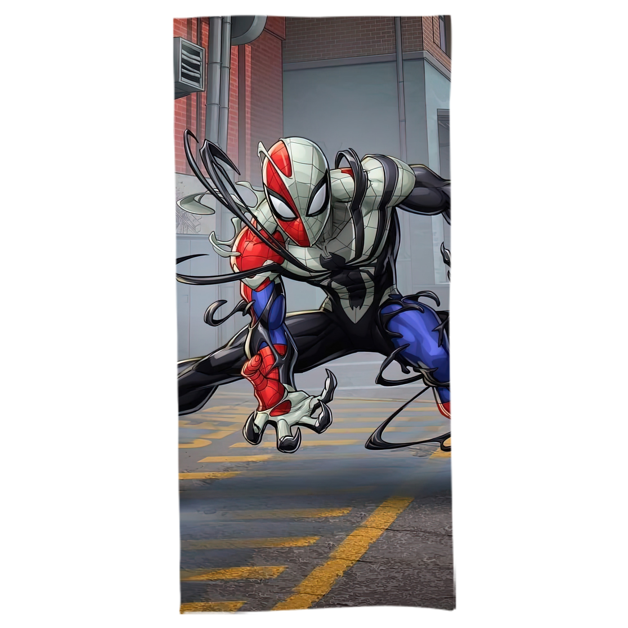 （画像用） Spider Man スパイダーマン 大判バスタオル 70×140cm 吸水速乾 柔らかい肌触り