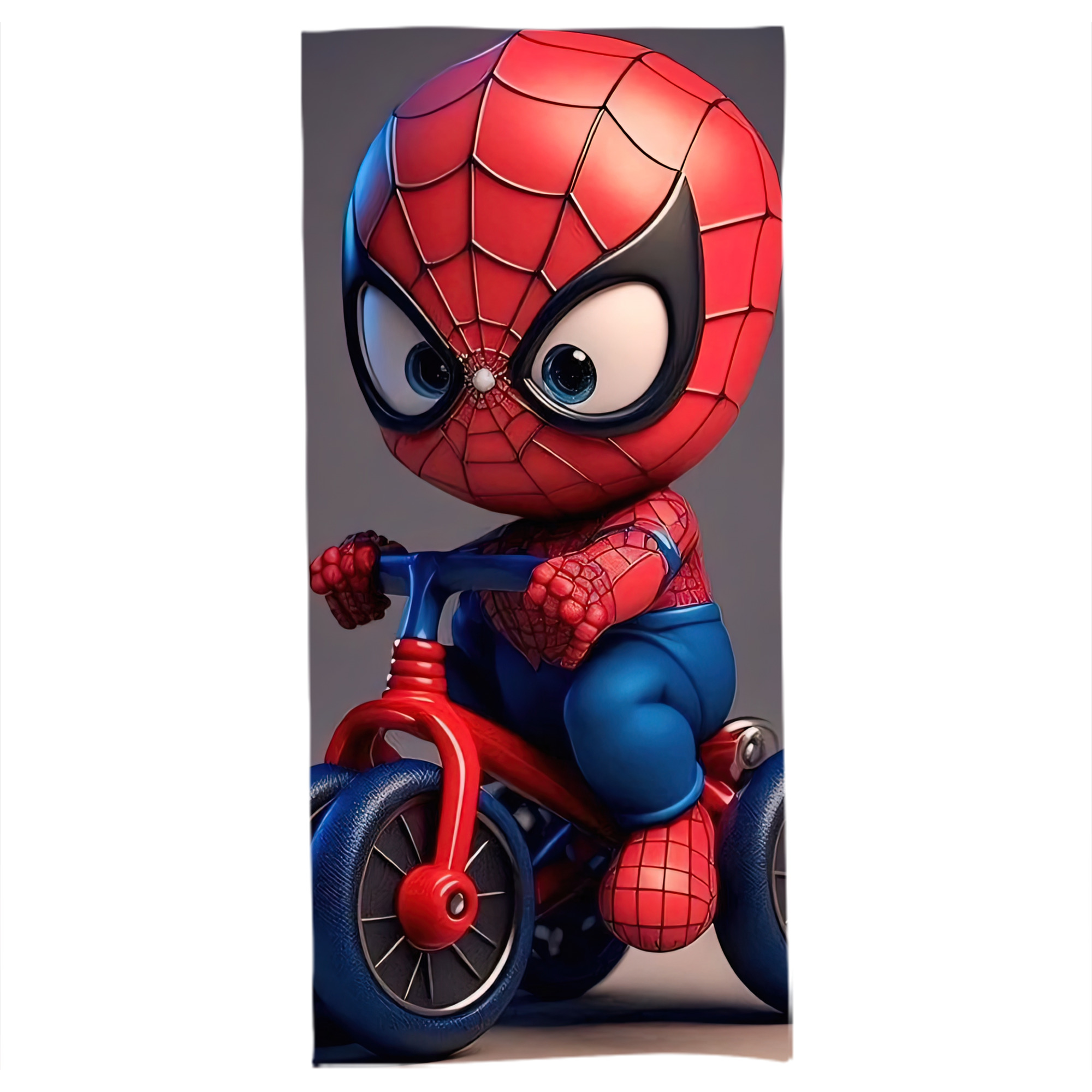 （画像用） Spider Man スパイダーマン 大判バスタオル 70×140cm 吸水速乾 柔らかい肌触り