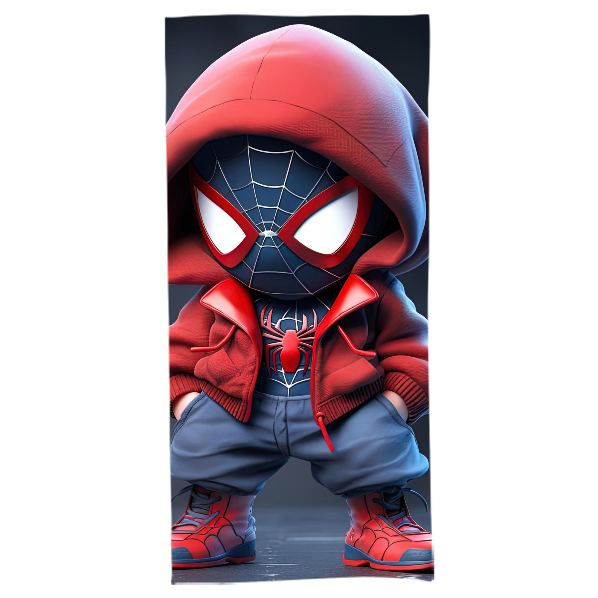 （画像用） Spider Man スパイダーマン 大判バスタオル 70×140cm 吸水速乾 柔らかい肌触り