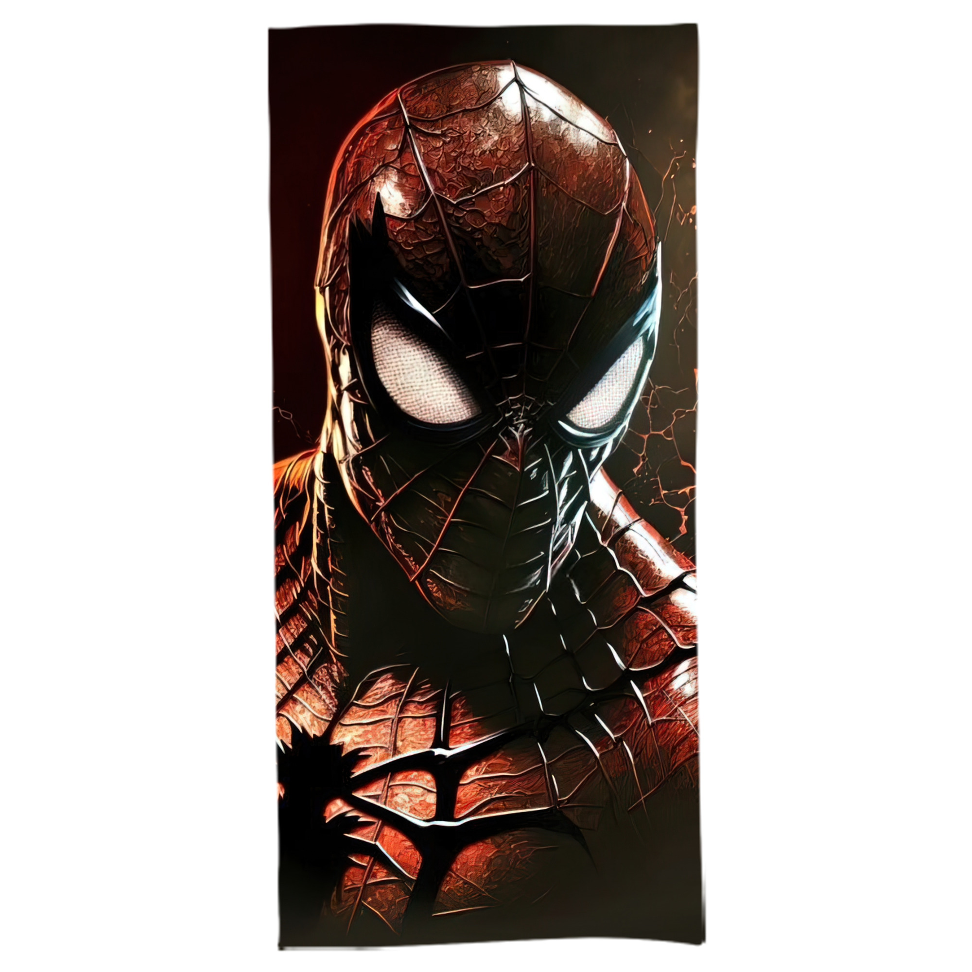 （画像用） Spider Man スパイダーマン 大判バスタオル 70×140cm 吸水速乾 柔らかい肌触り