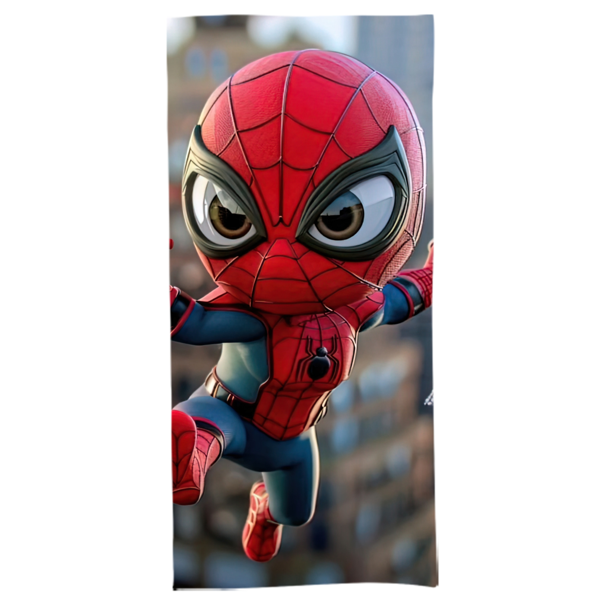 （画像用） Spider Man スパイダーマン 大判バスタオル 70×140cm 吸水速乾 柔らかい肌触り