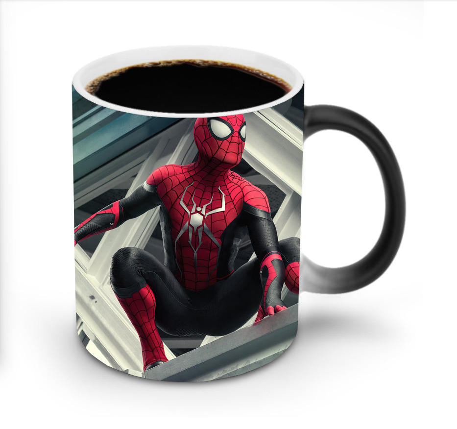 （画像用） Spider Man スパイダーマン 温度変色マグカップ