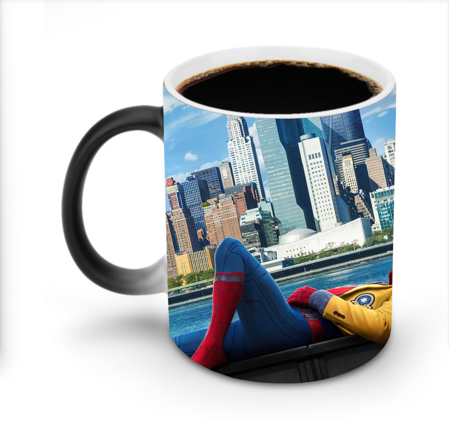 （画像用） Spider Man スパイダーマン 温度変色マグカップ